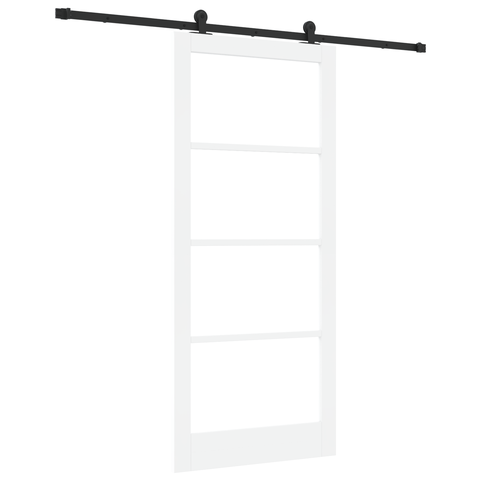 Sliding Door with Hardware Set "ORKDAL" White 93x211 cm - Image 2