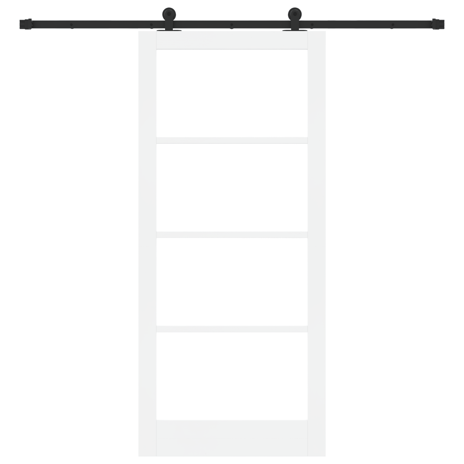 Sliding Door with Hardware Set "ORKDAL" White 93x211 cm - Image 4