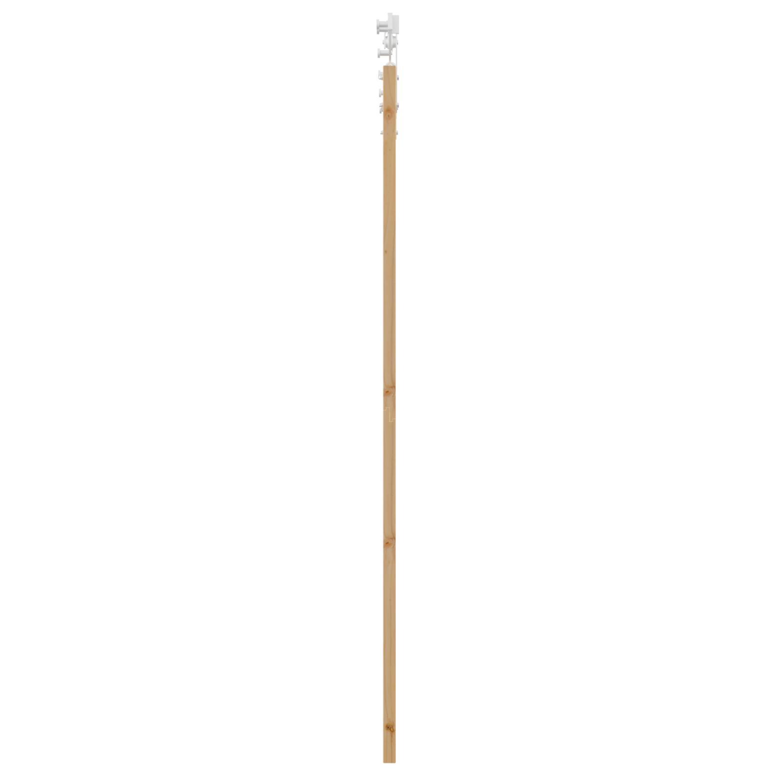 Sliding Door with Hardware Set 73.5x211 cm Solid Wood Pine - Image 5