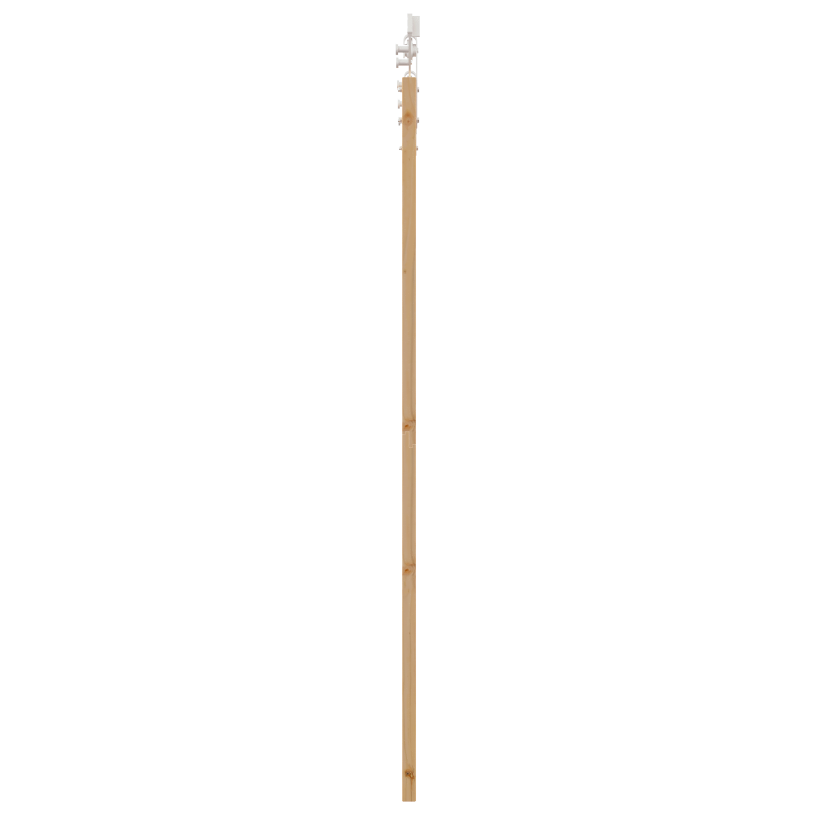 Sliding Door with Hardware Set 73.5x198.5 cm Solid Wood Pine - Image 5