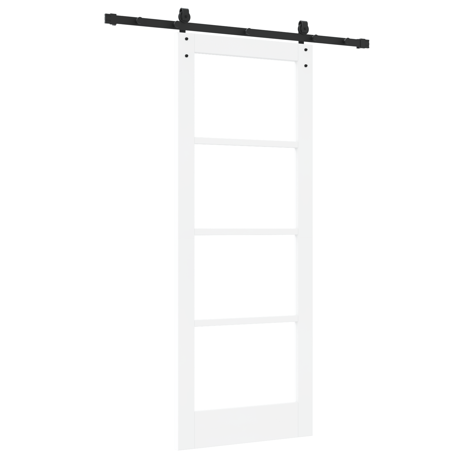 Sliding Door with Hardware Set 'ORKDAL'White 78x202 cm - Image 6