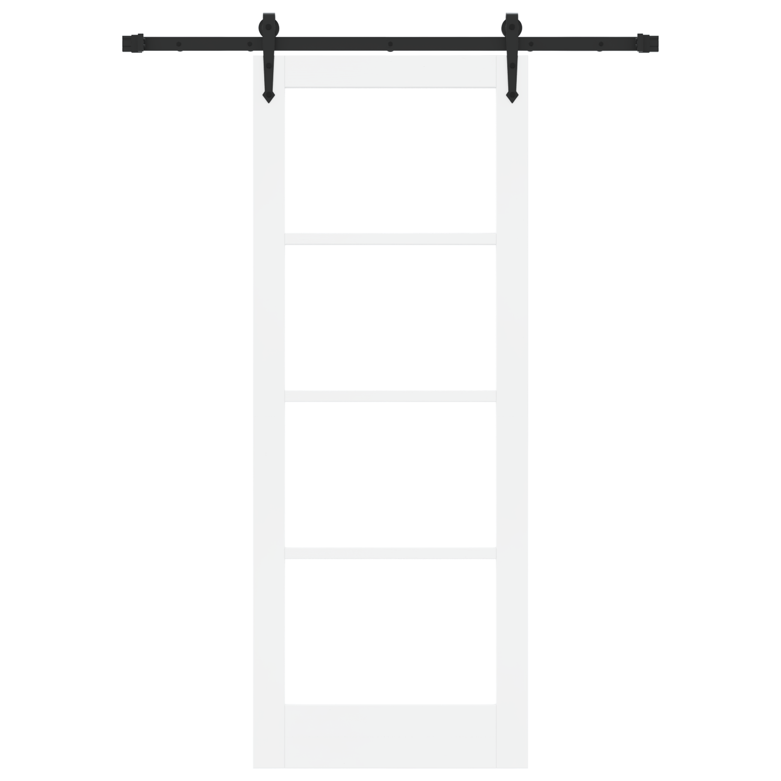 Sliding Door with Hardware Set 'ORKDAL'White 78x202 cm - Image 4