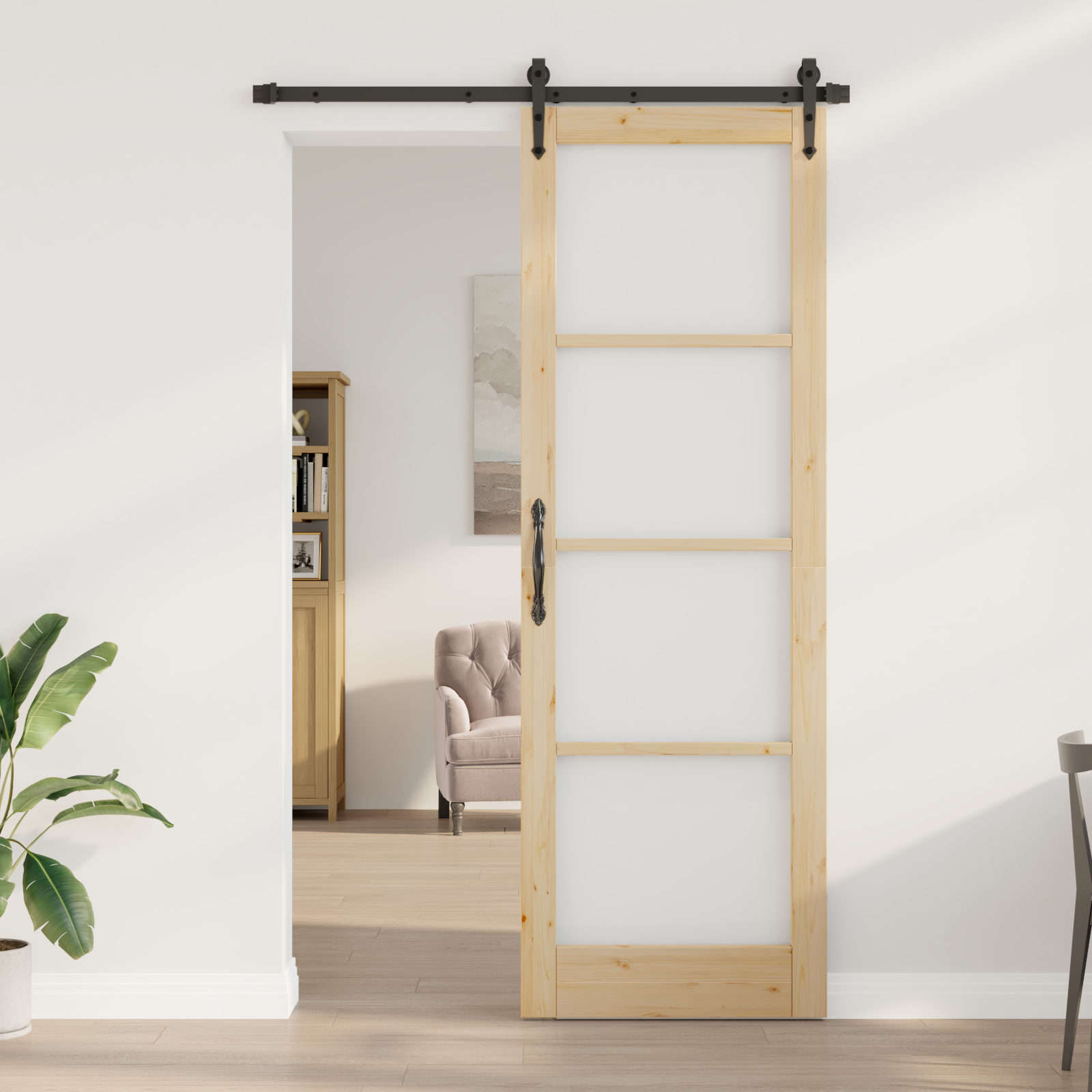 Sliding Door with Hardware Set 'ORKDAL'78x232 cm - Image 3