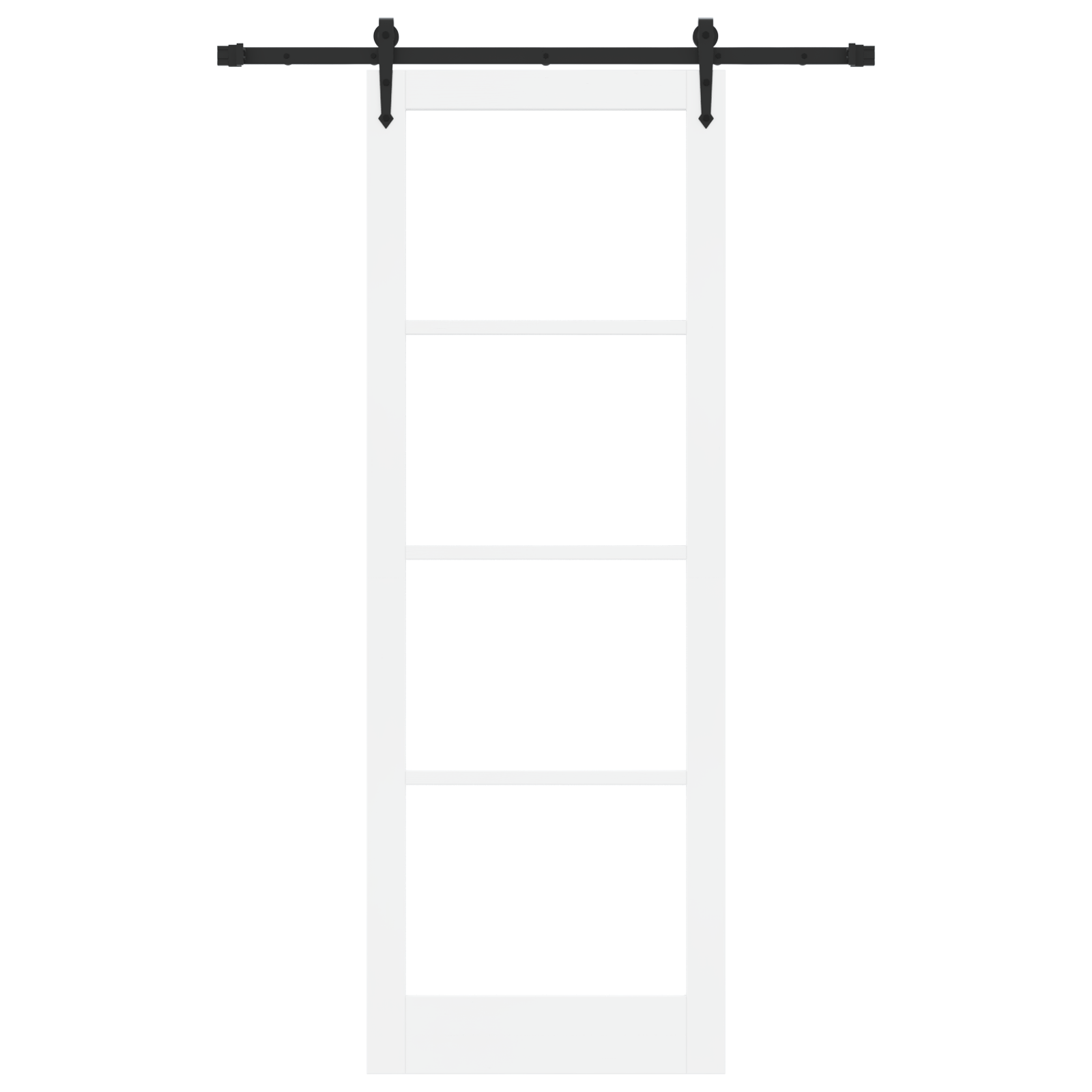 Sliding Door with Hardware Set "ORKDAL" White 83x232 cm - Image 4