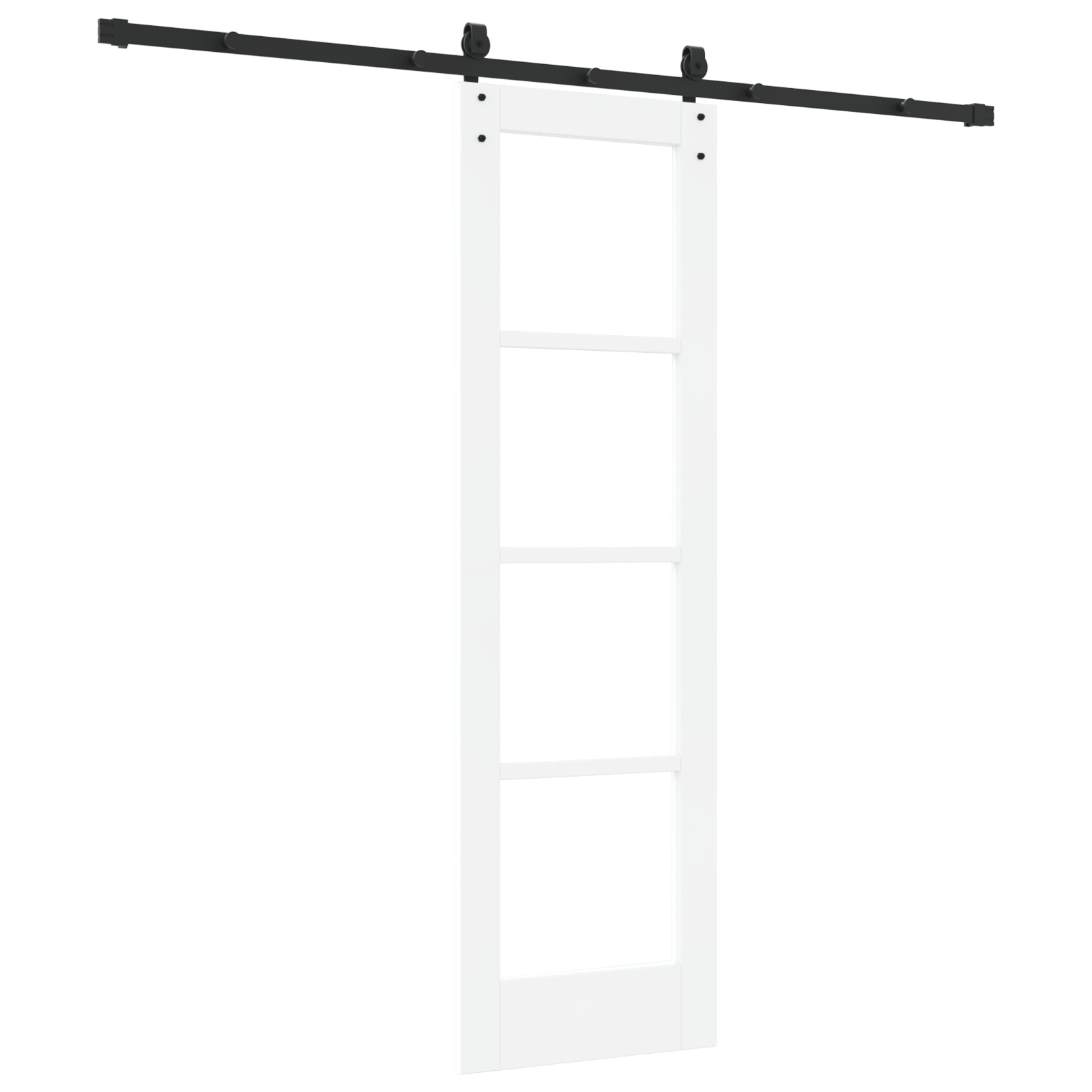 Sliding Door with Hardware Set "ORKDAL" White 61x198.5 cm - Image 6