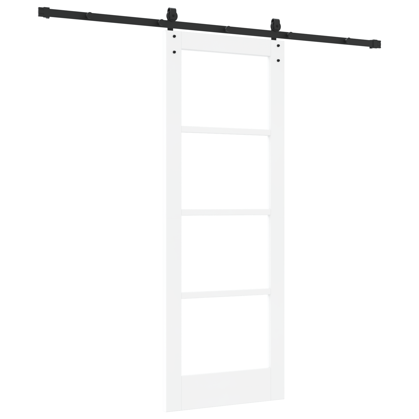 Sliding Door with Hardware Set 'ORKDAL'White 73.5x198.5 cm - Image 6