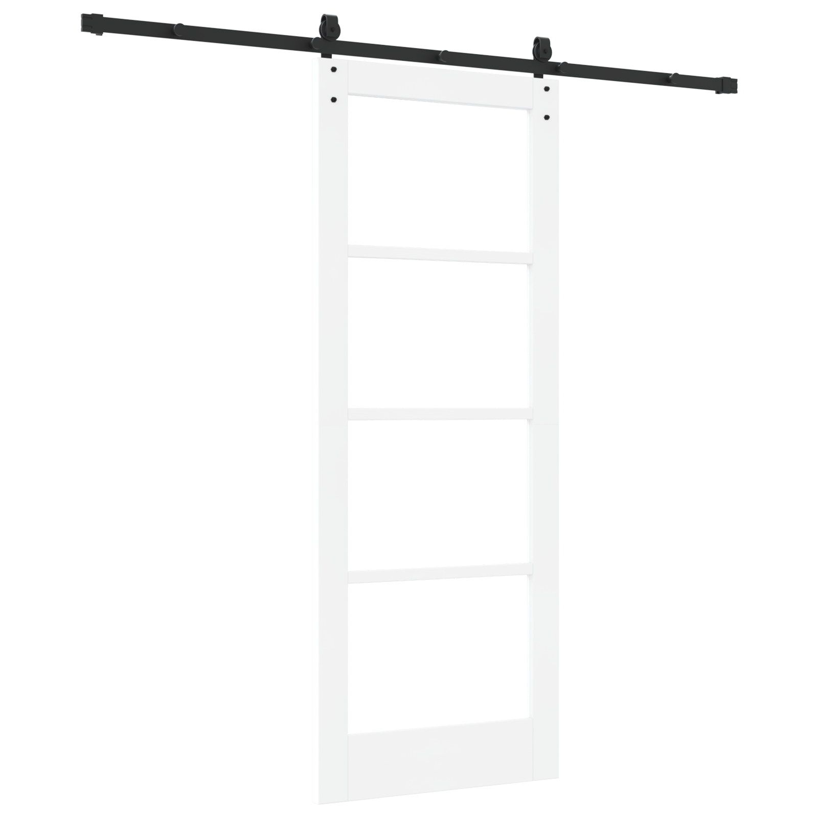 Sliding Door with Hardware Set 'ORKDAL'White 78x202 cm - Image 6