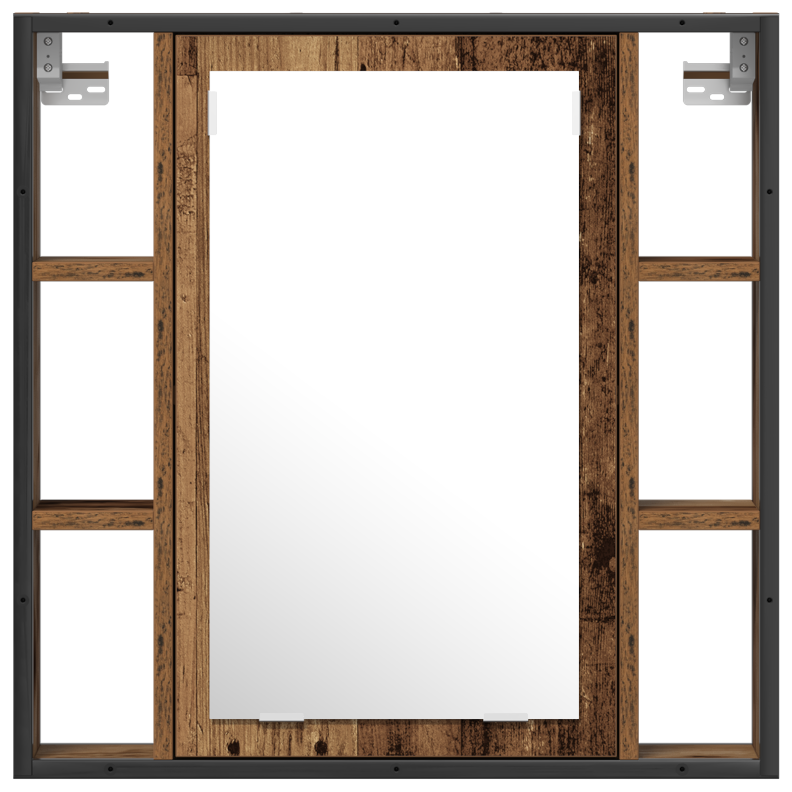 2 Piece Bathroom Furniture Set Old Wood Engineered Wood - Image 8