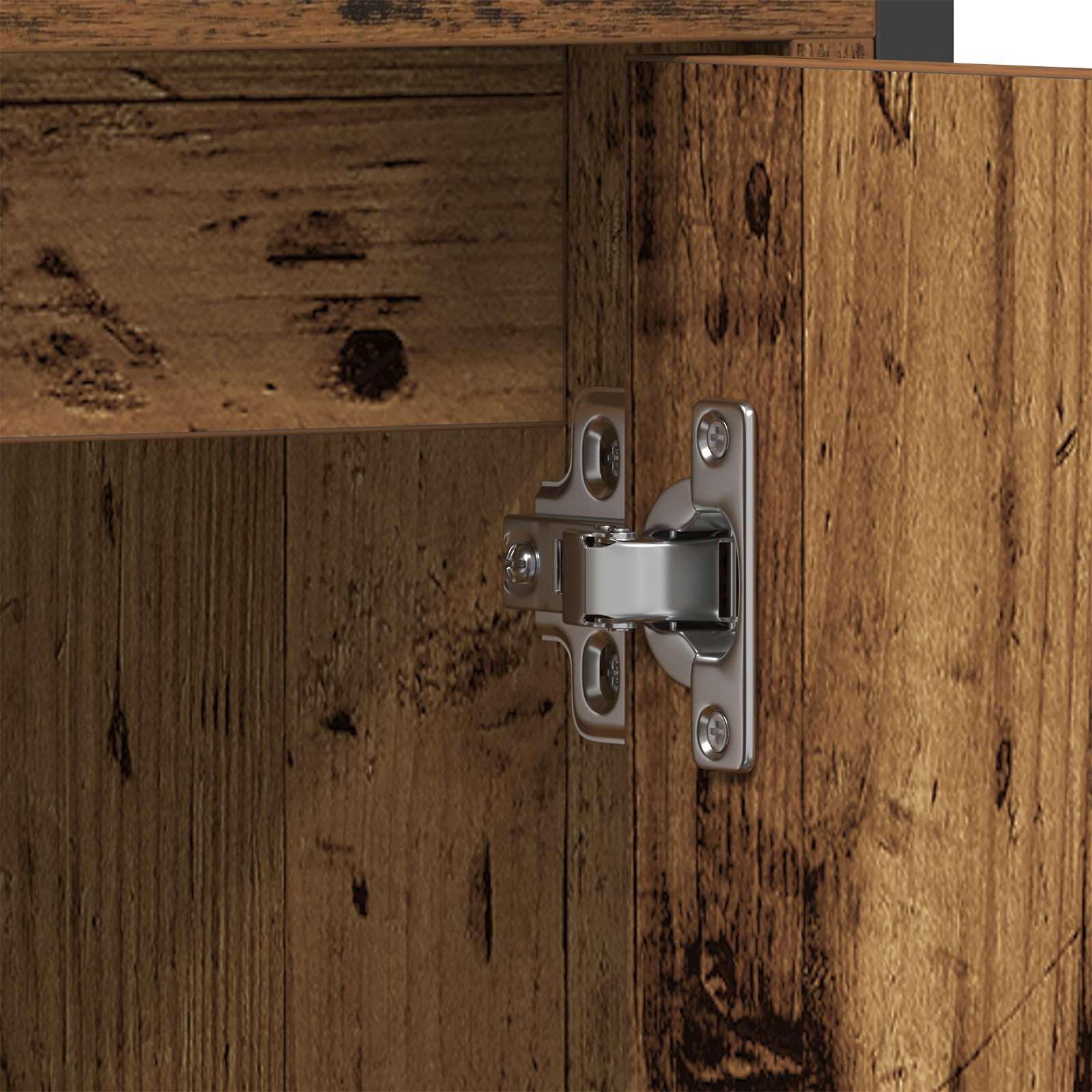 2 Piece Bathroom Furniture Set Old Wood Engineered Wood - Image 9