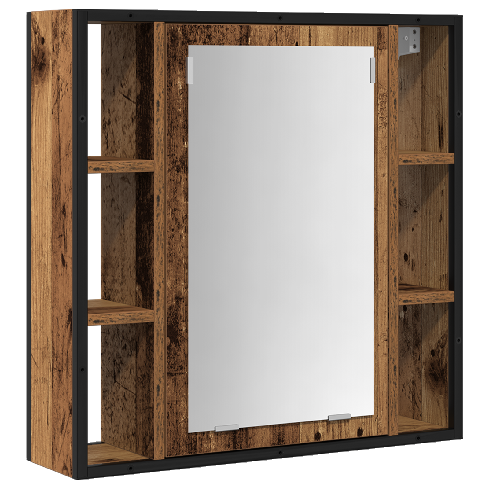 2 Piece Bathroom Furniture Set Old Wood Engineered Wood - Image 5