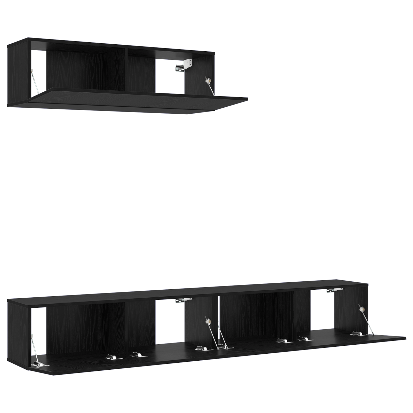 Sets Muebles de TV 3 Piezas Madera Contrachapada Multicolor Multitalle vidaXL - Imagen 85 de 128