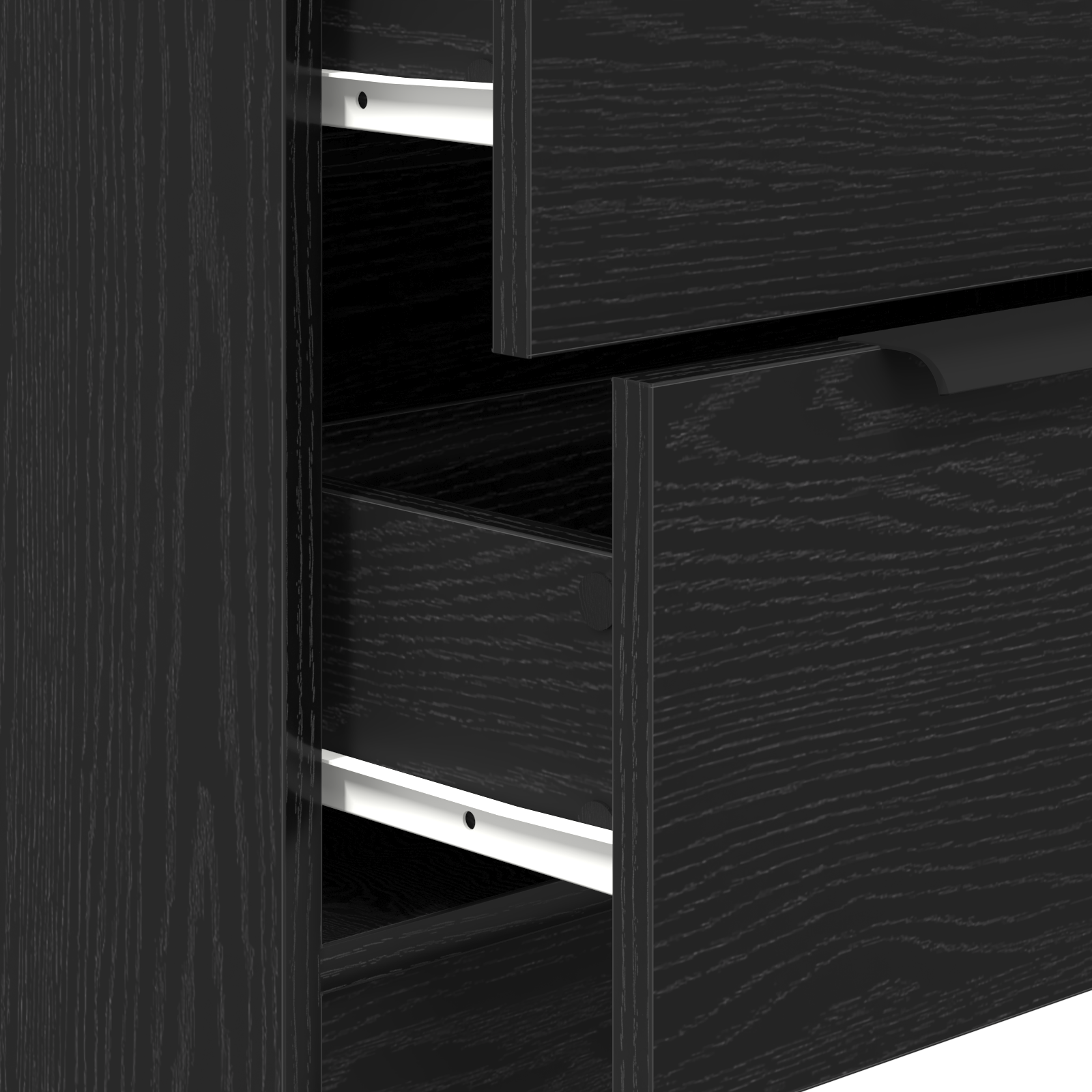 Sideboards 3 Piece Storage Rack Organiser Highboard Engineered Wood vidaXL - Picture 19 of 88