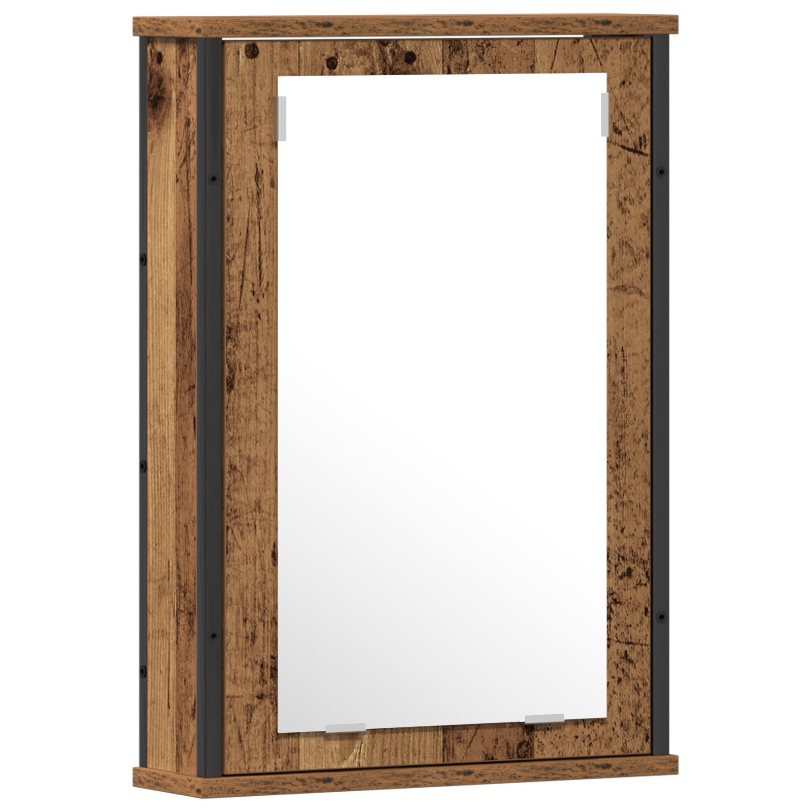 2 Piece Bathroom Furniture Set Old Wood Engineered Wood - Image 6