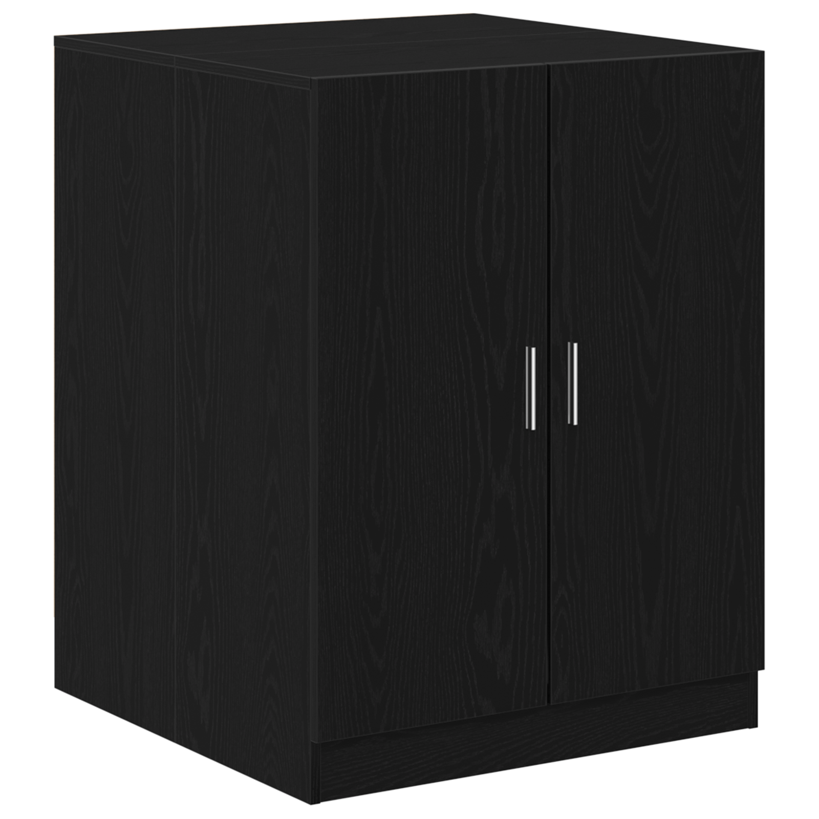 Washing Machine Cabinets 2 pcs Black Oak 70.5x71.5x181.5 cm Engineered Wood - Image 7