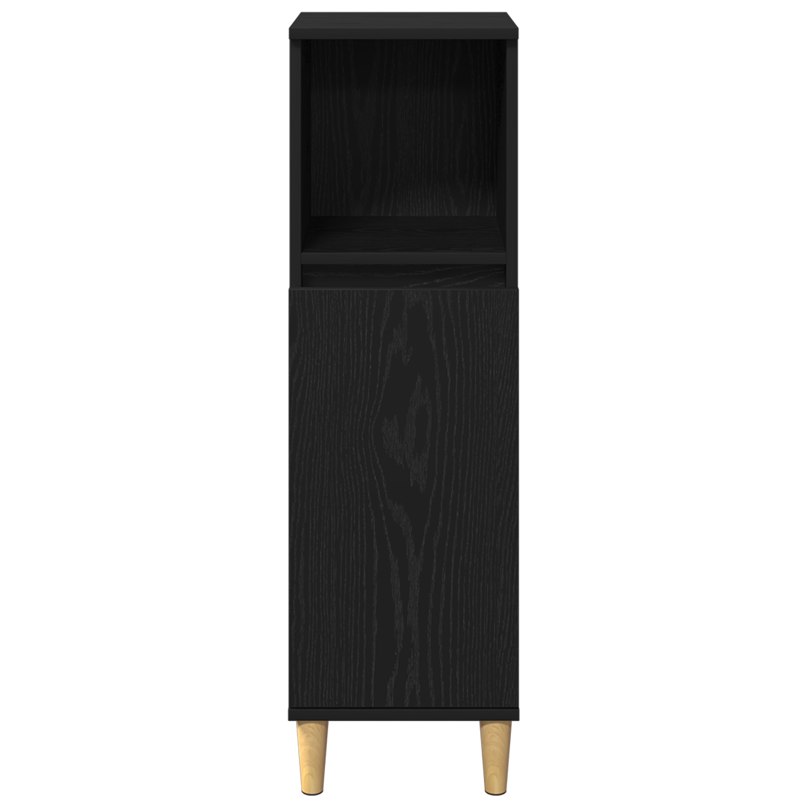 3 Piece Bathroom Furniture Set Black Oak Engineered Wood - Image 9