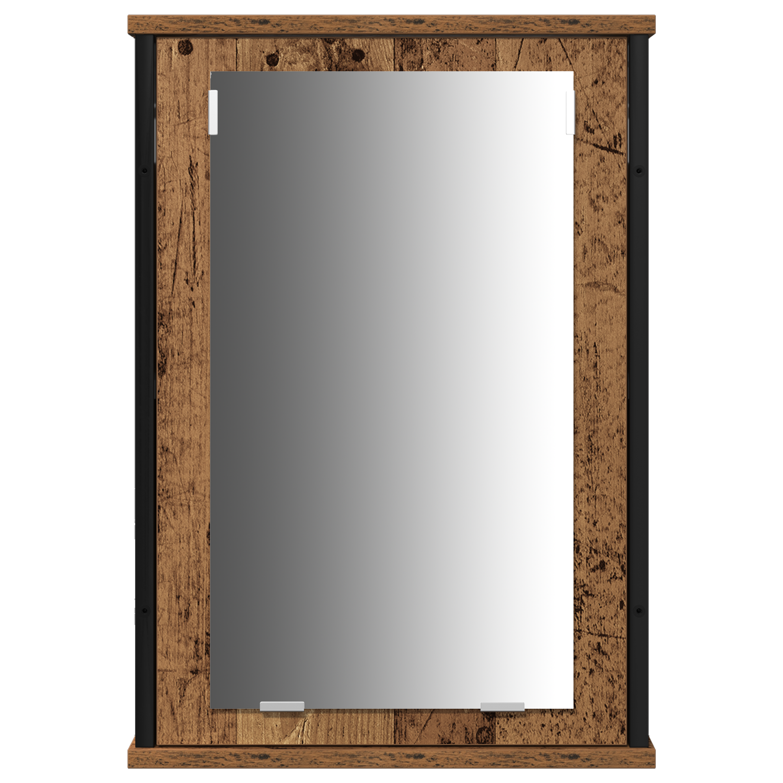 Bathroom Sink Cabinet with Built-in Basin Old Wood Engineered Wood - Image 9