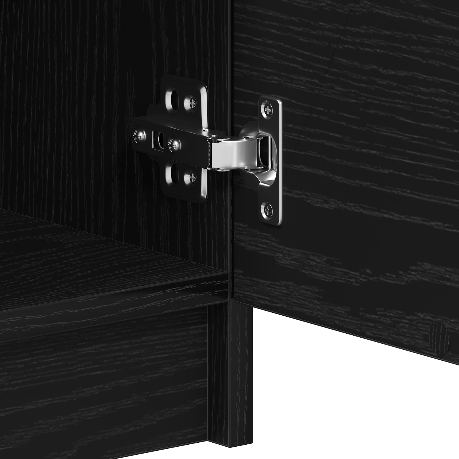 Sideboards 2 pcs Black Oak 60x30x70 cm Engineered Wood - Image 11