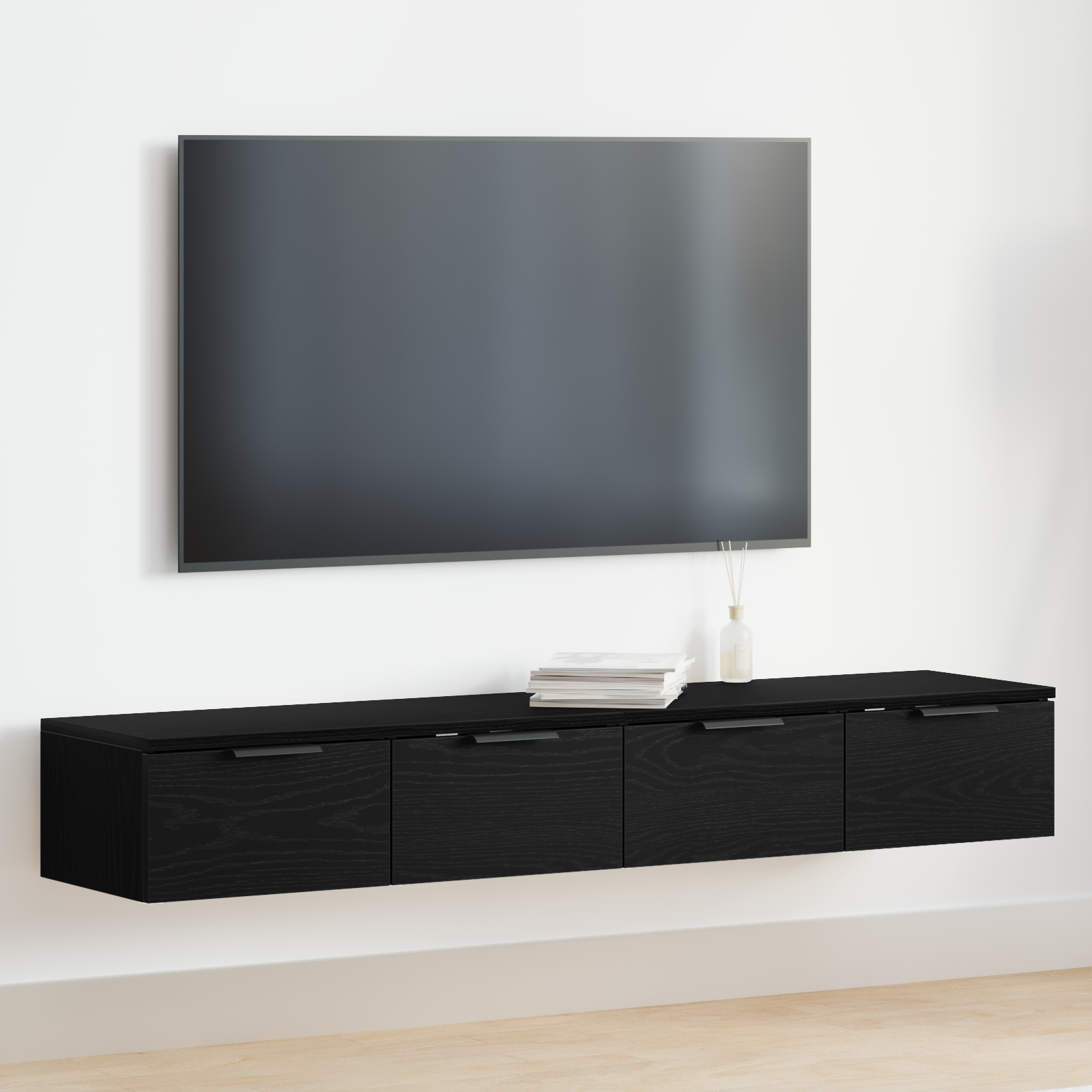 2x Armarios de Pared Contrachapada Mueble Sala Aparador Multicolor vidaXL - Imagen 66 de 100