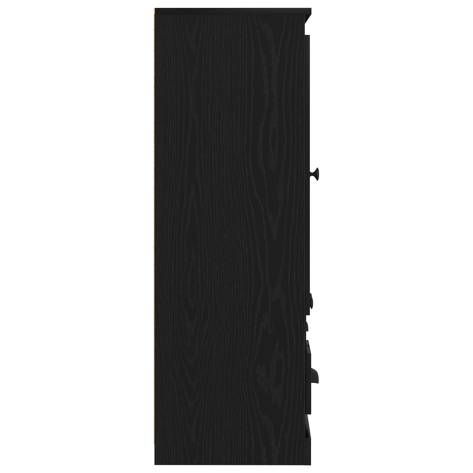 Highboard Black Oak 132x35,5x103,5 cm Engineered Wood - Image 9