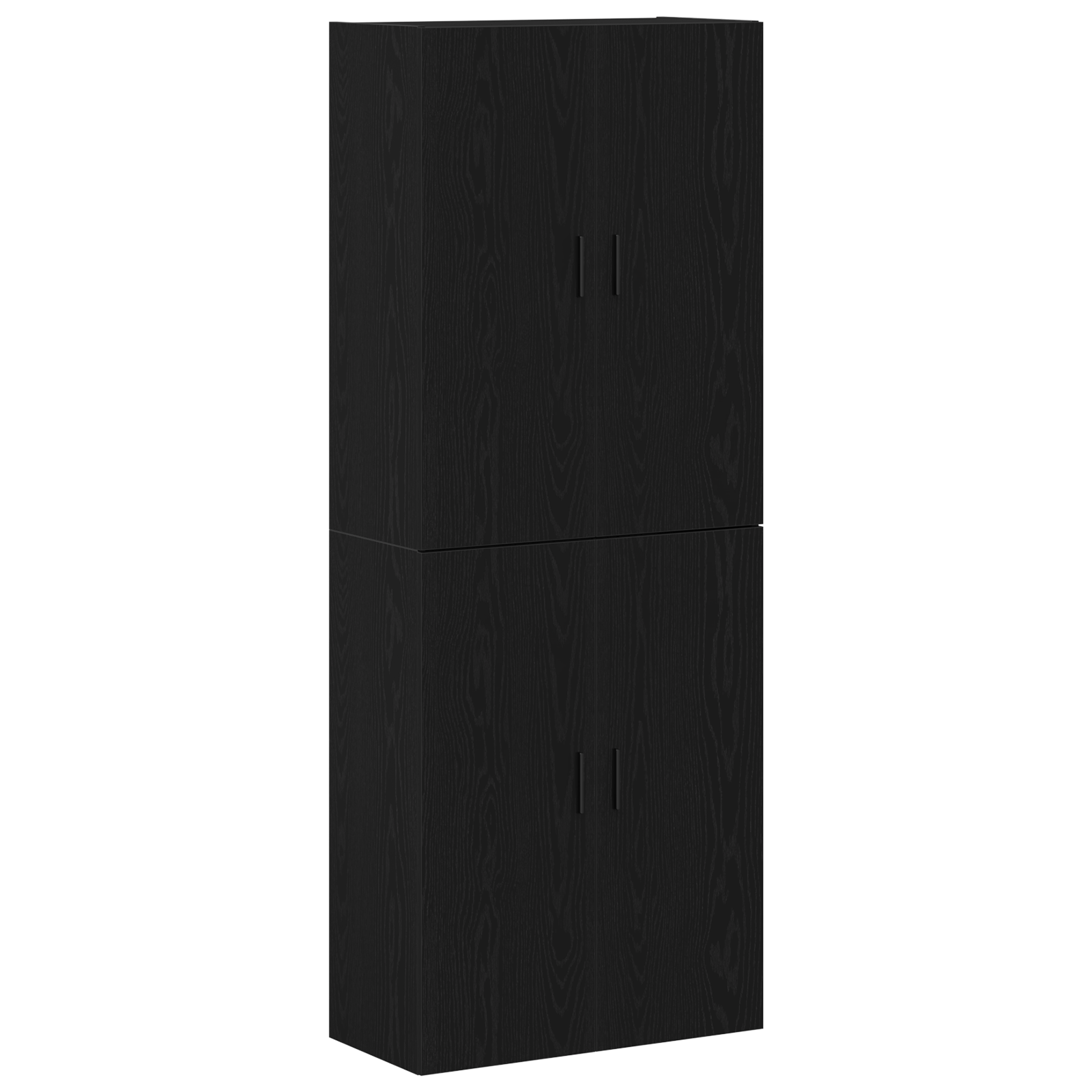 Cabinets 2 pcs Black Oak 69,5x34x180 cm Engineered Wood - Image 2