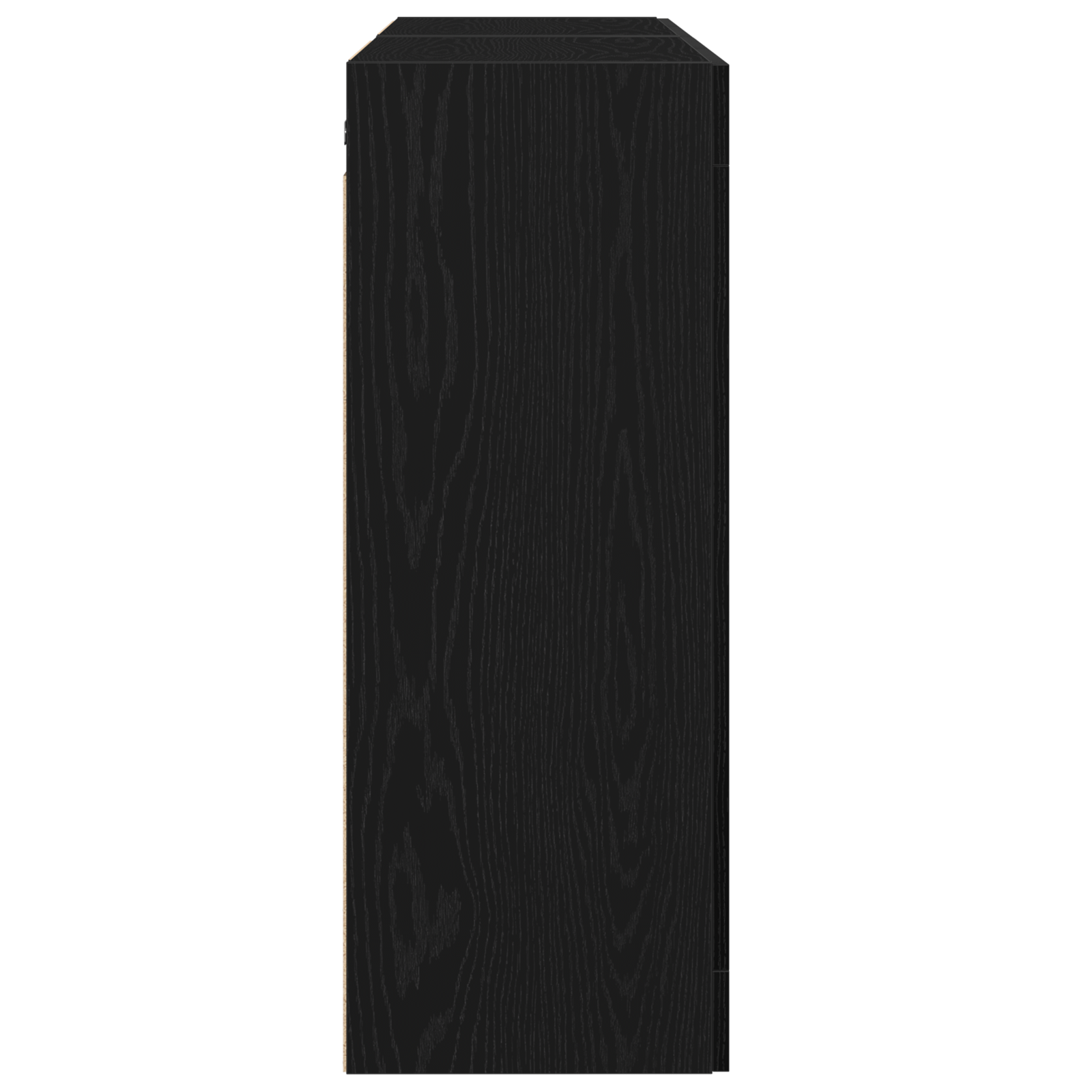 Wall Mounted Cabinets 2 pcs Black Oak Engineered Wood - Image 6