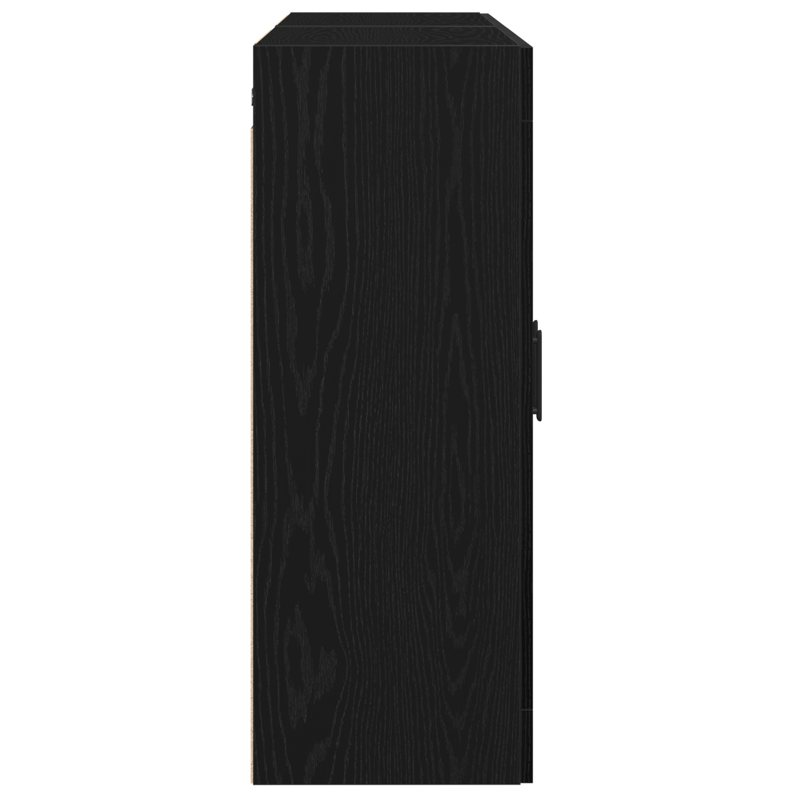 Wall Mounted Cabinets 2 pcs Black Oak Engineered Wood - Image 7