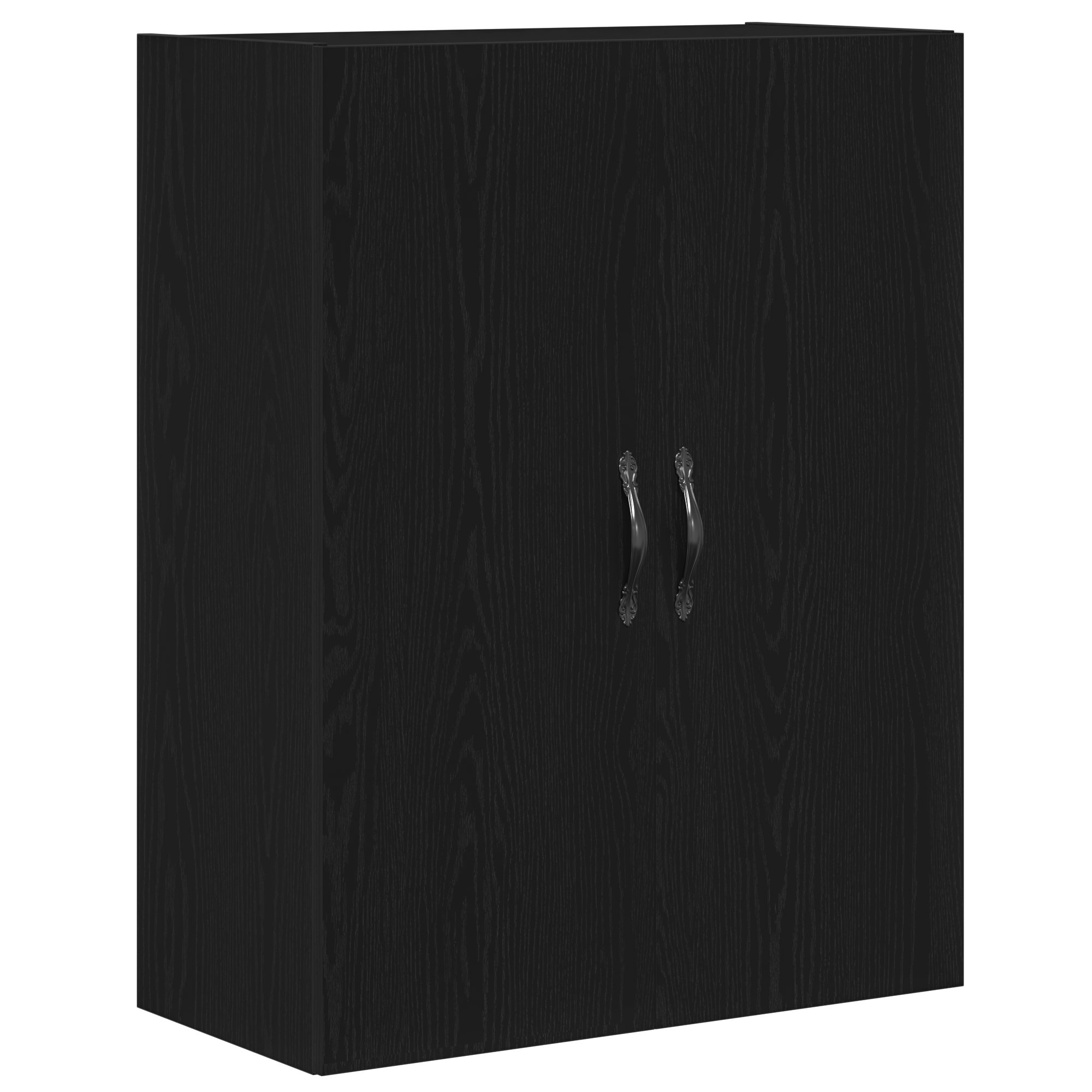 Highboard Black Oak 69,5x34x180 cm Engineered Wood - Image 5