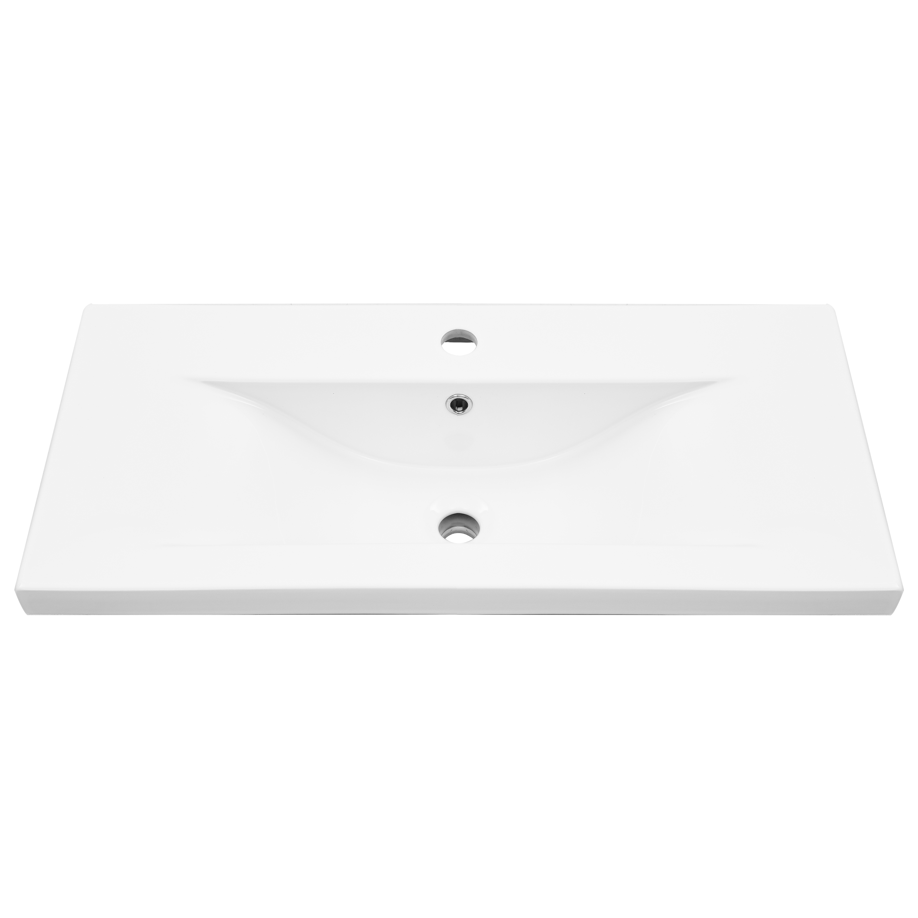 Bathroom Sink Cabinet with Built-in Basin Old Wood Engineered Wood - Image 7