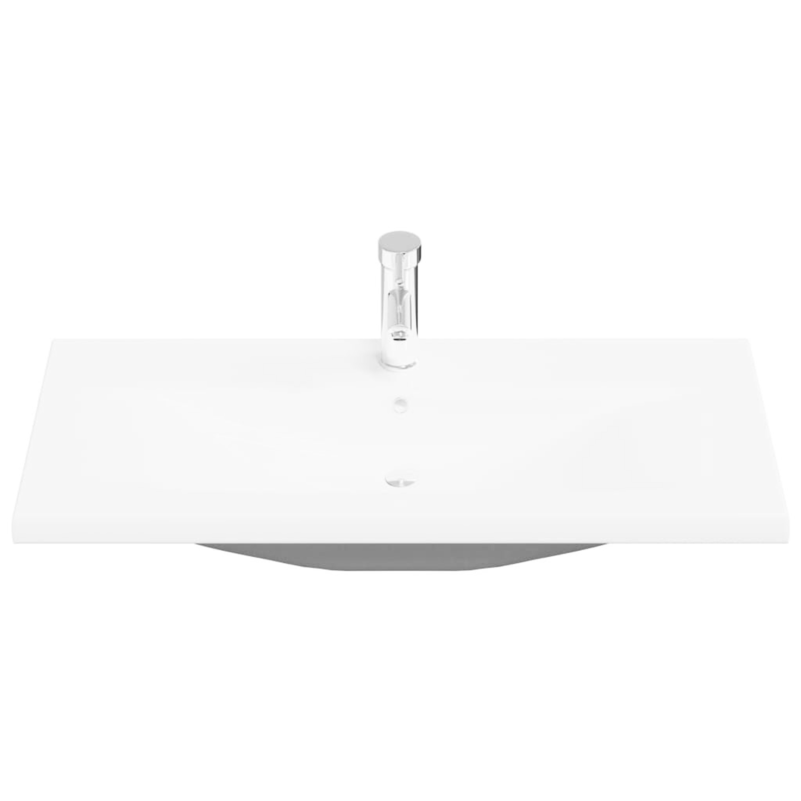 Sink Cabinet with Built-in Basin Black Oak Engineered Wood - Image 7