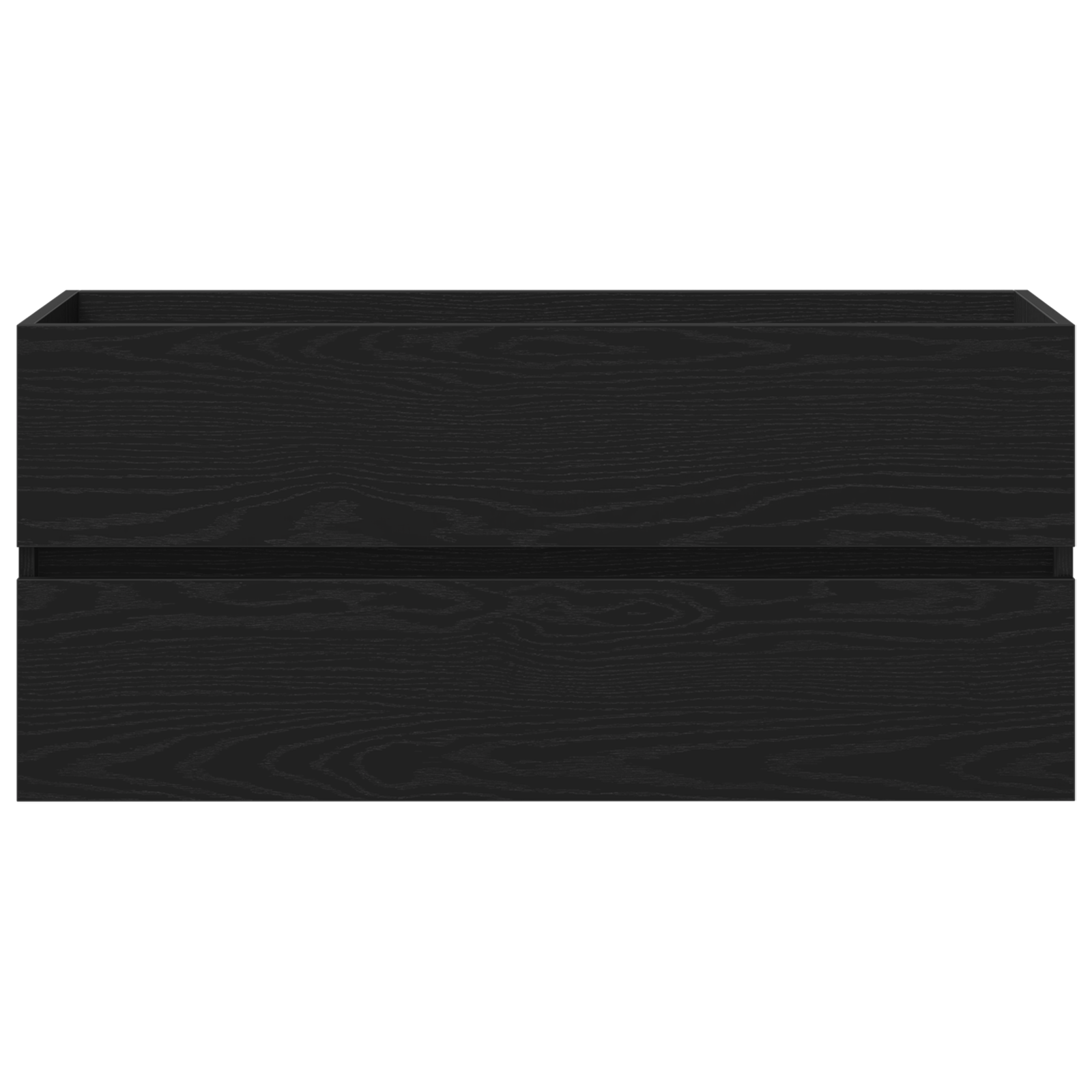 Sink Cabinet with Built-in Basin Black Oak Engineered Wood - Image 8