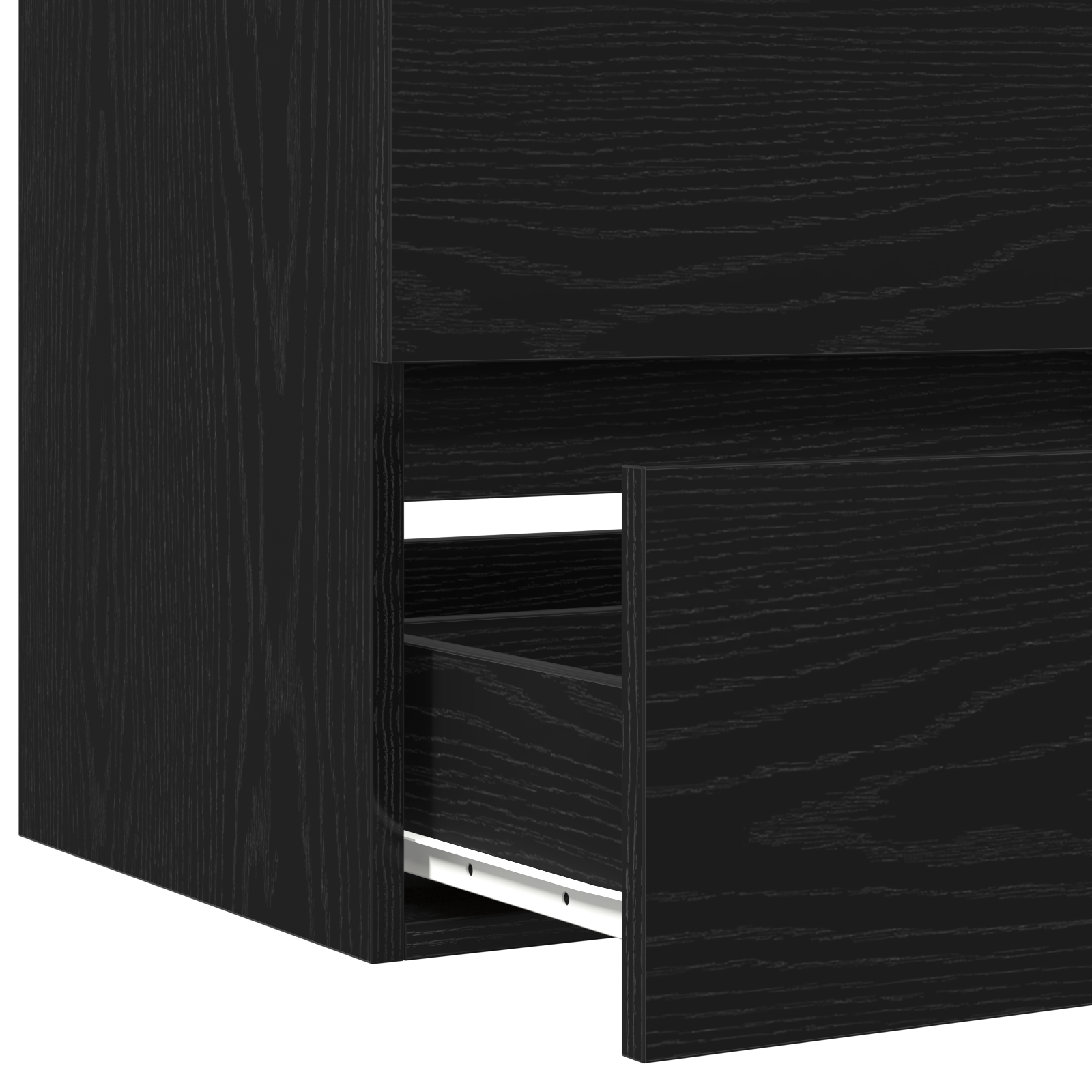 Sink Cabinet with Built-in Basin Black Oak Engineered Wood, vidaXL Sink Cabinet Black Oak 90x38,5x45 cm Engineered Wood - Image 9