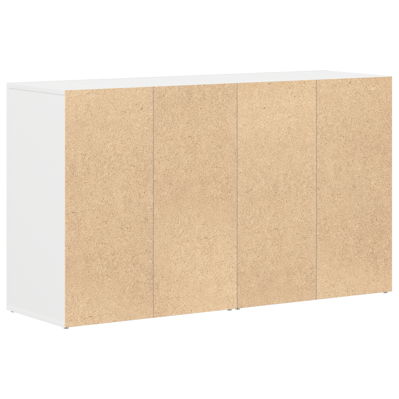 White Sideboard White Wood 120 x 36 x 69 cm Storage - Image 8