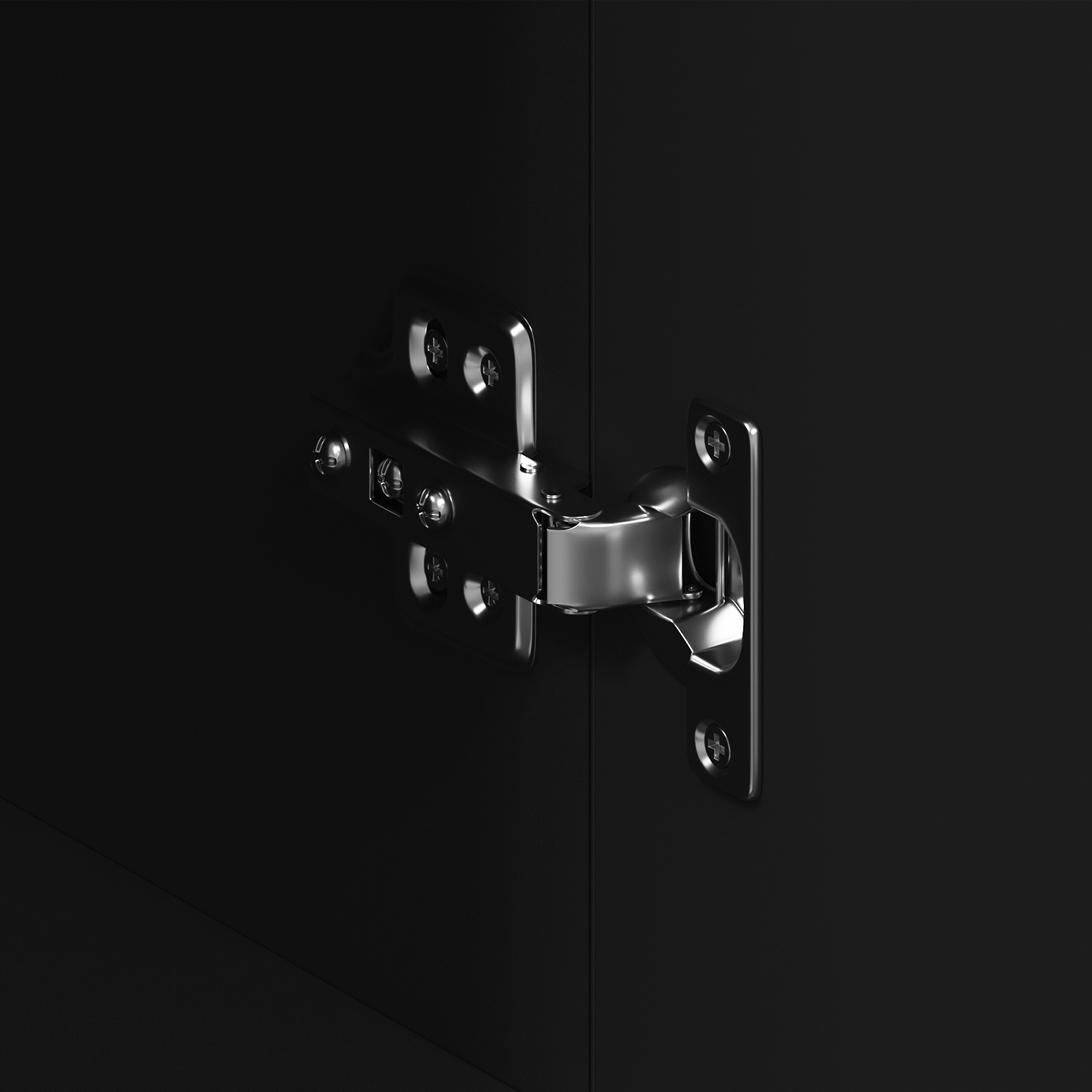 Sideboard Black Engineered wood 120 x 36 x 69 cm Storage Buffet - Image 9