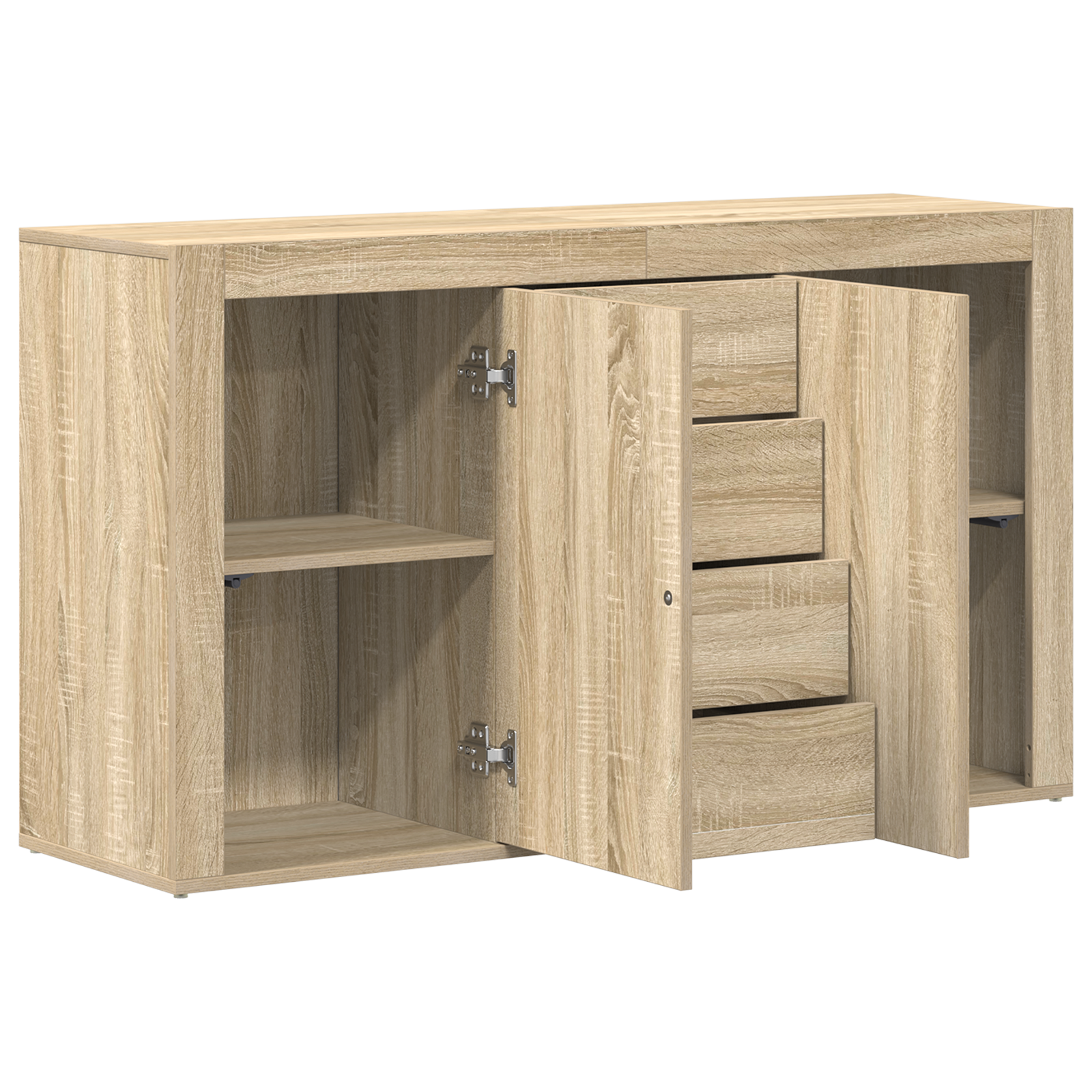 Sideboard Sonoma Oak Engineered wood 120 x 36 x 69 cm Storage - Image 5