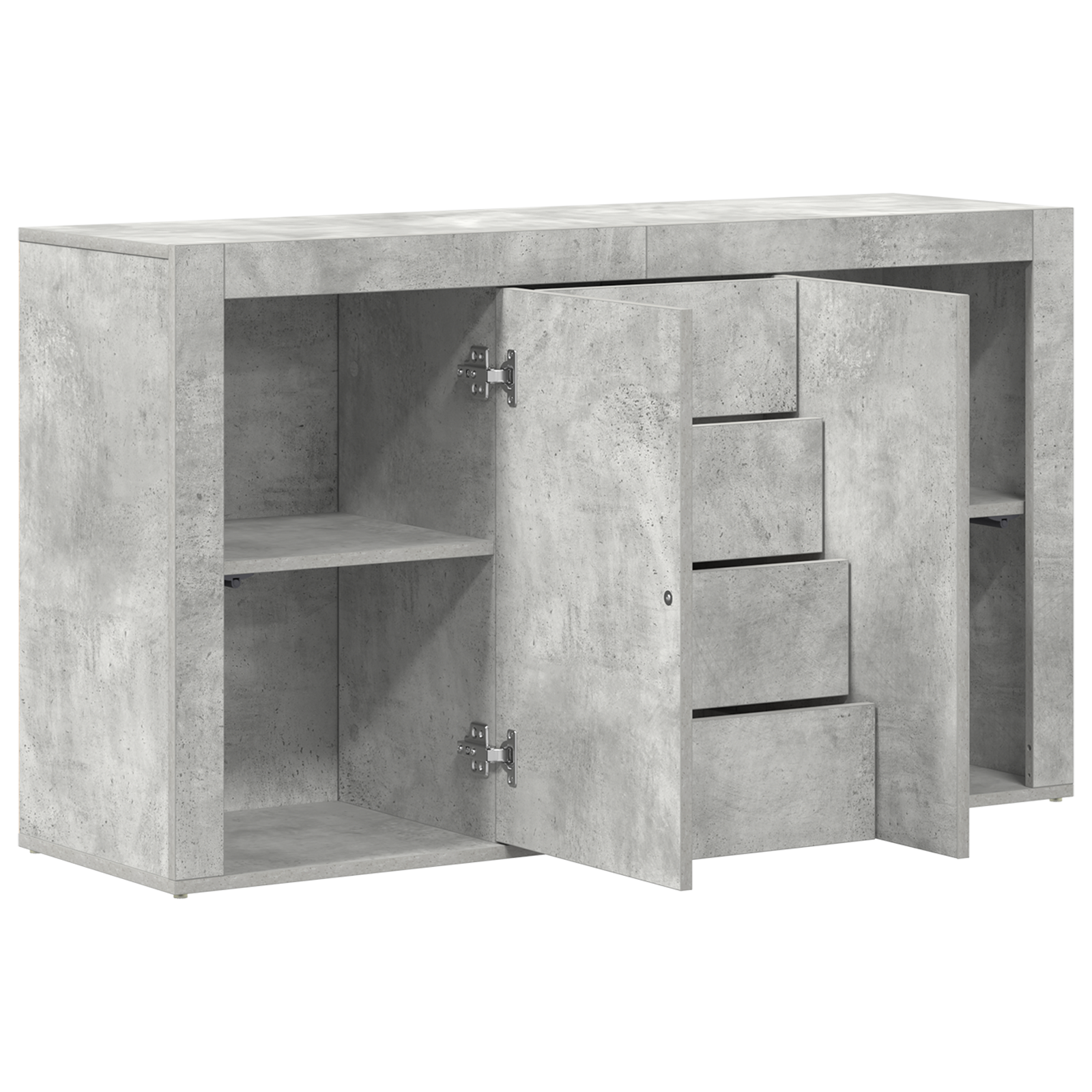 Sideboard Concrete Grey Engineered Wood 120 x 36 x 69 cm Storage - Image 5