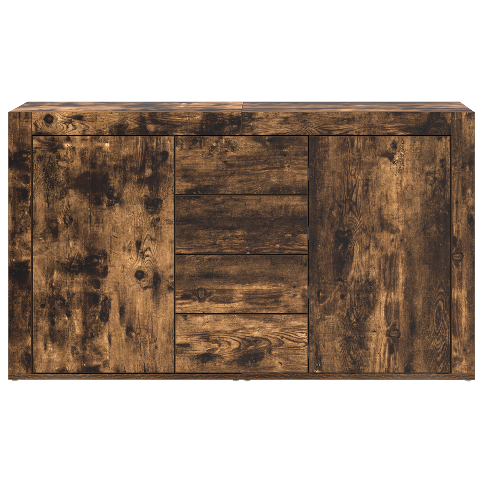 Sideboard Smoked oak Engineered wood 120 x 36 x 69 cm Sideboard - Image 6