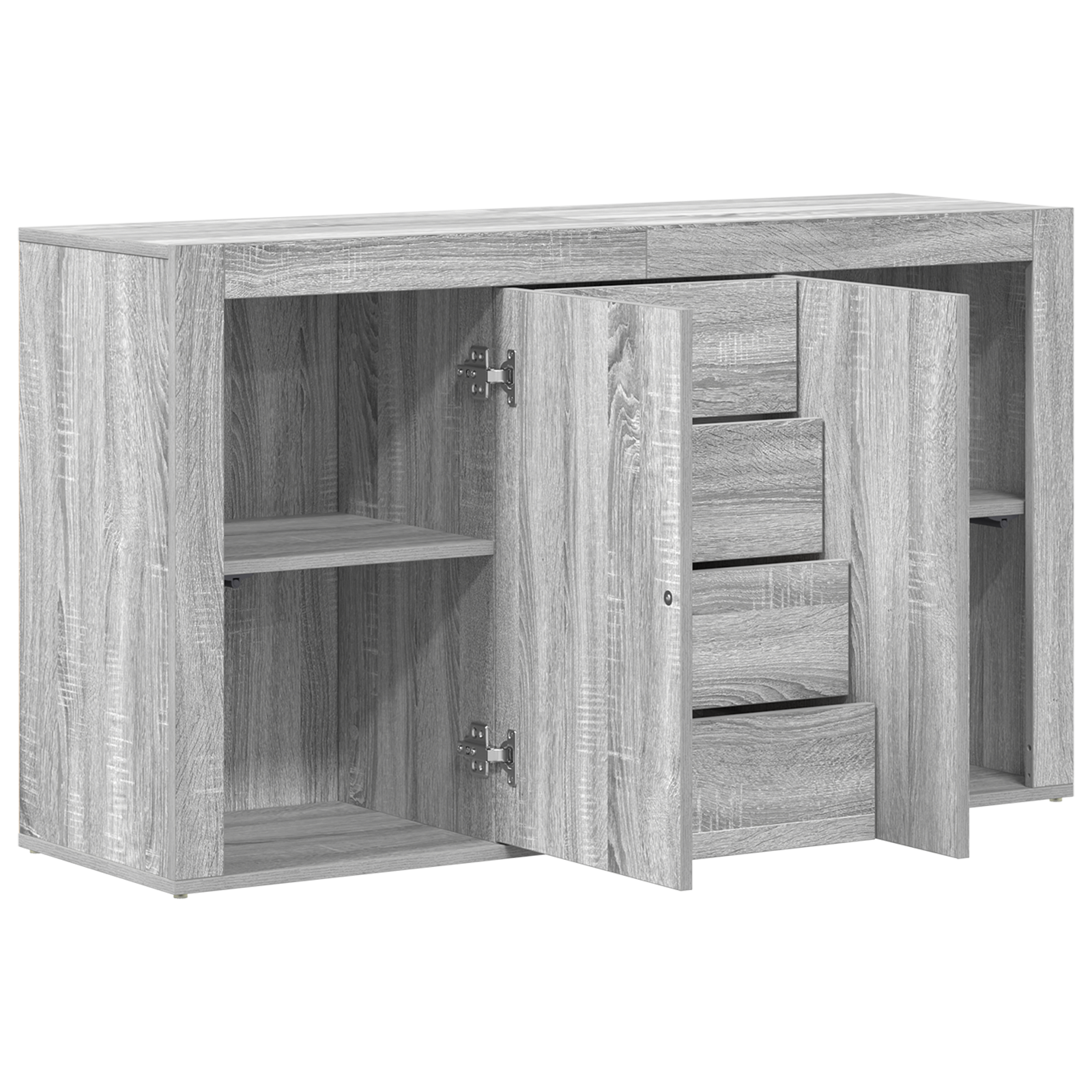 Sideboard Grey sonoma Engineered wood 120 x 36 x 69 cm - Image 5