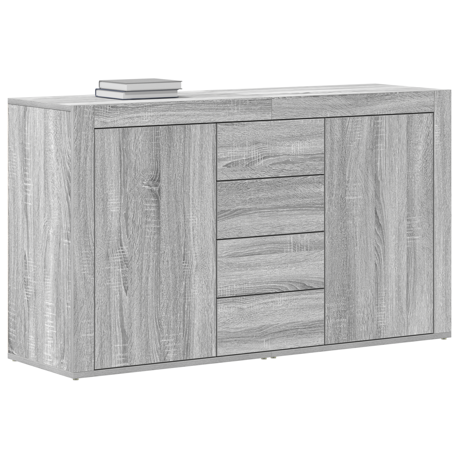 Sideboard Grey sonoma Engineered wood 120 x 36 x 69 cm - Image 3