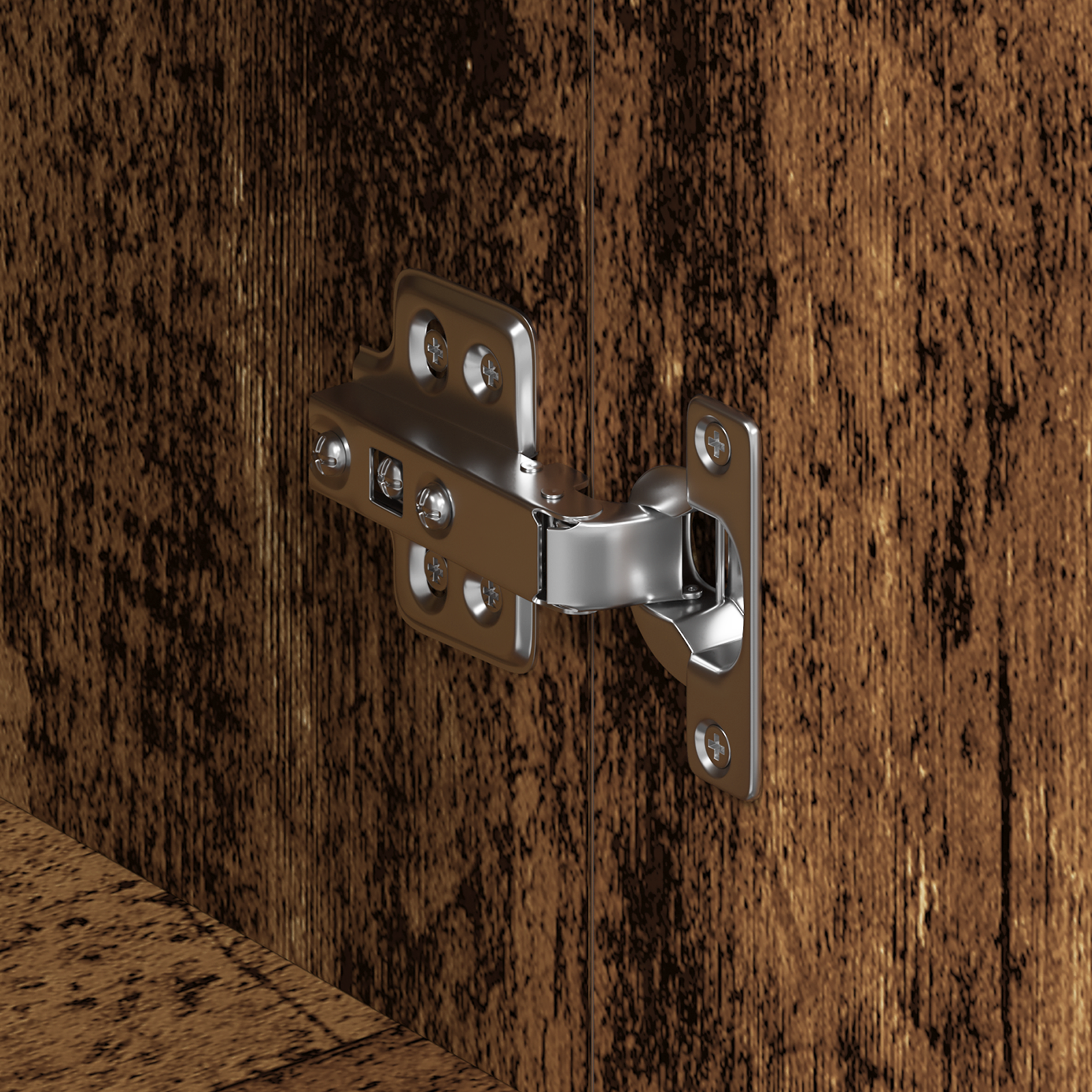 Sideboard Old wood Solid reclaimed wood 120 x 36 x 69 cm - Image 9