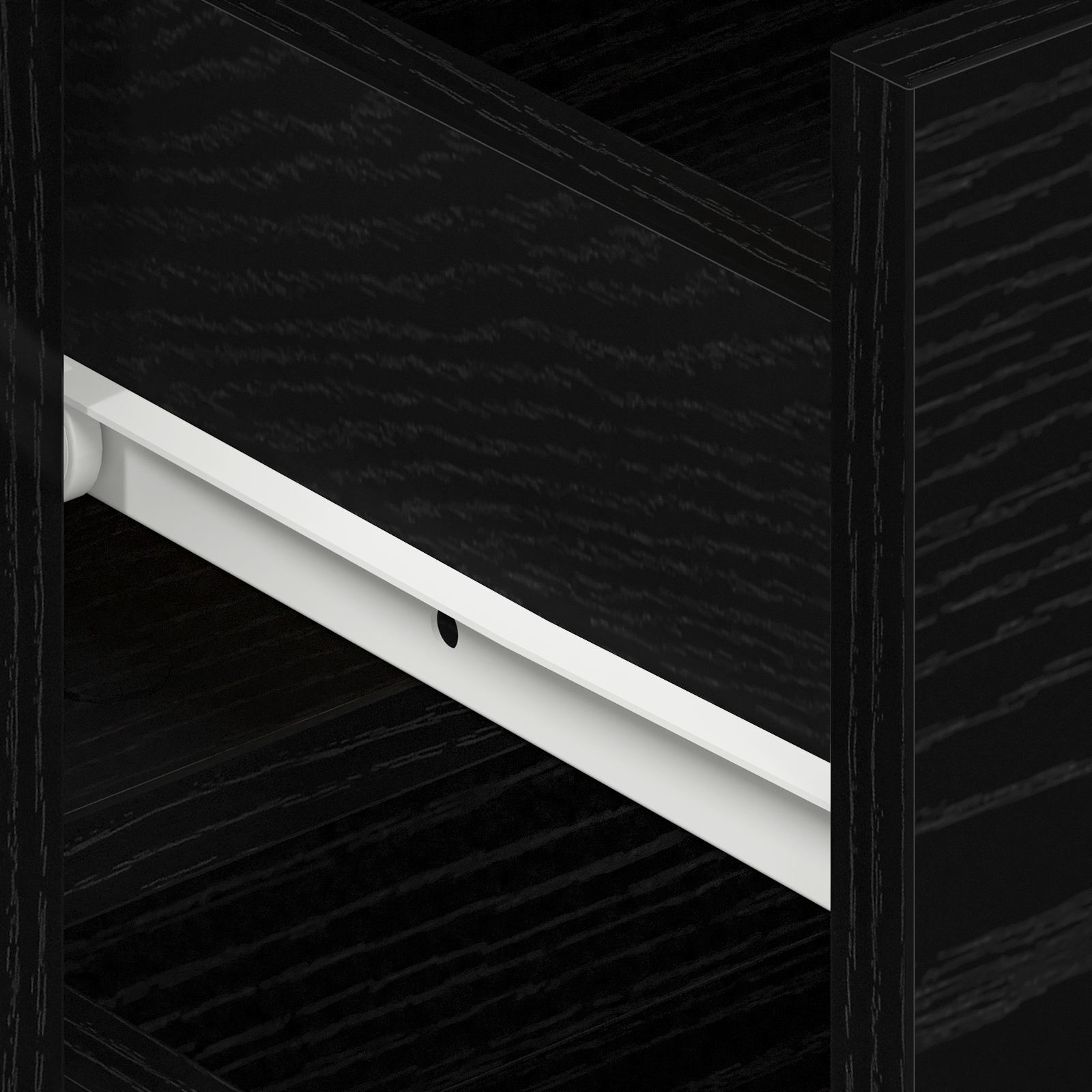 Sideboard Black oak Engineered wood 120 x 36 x 69 cm Storage - Image 10