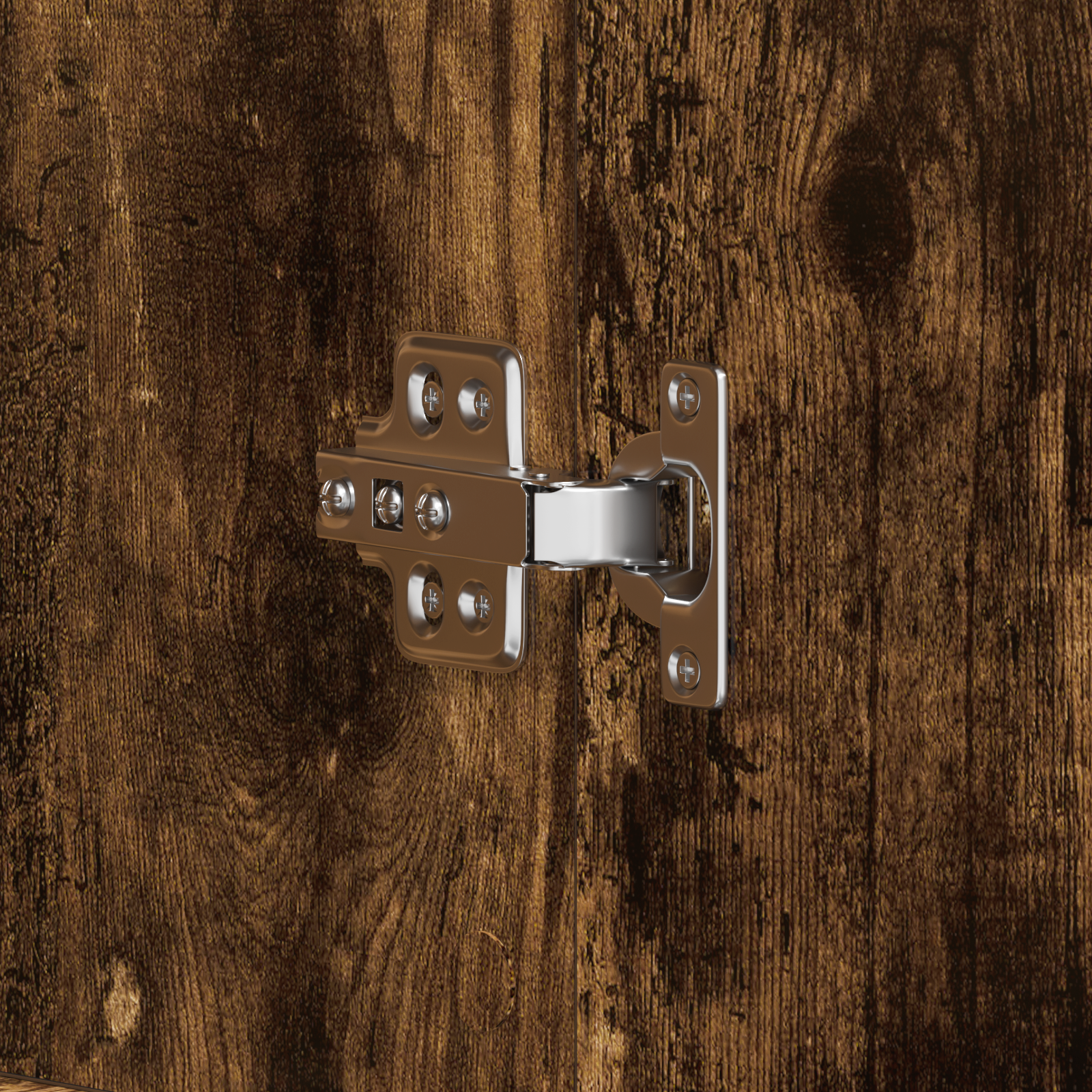 Shoe Cabinet Smoked Oak 80x39x180 cm Engineered Wood - Image 10