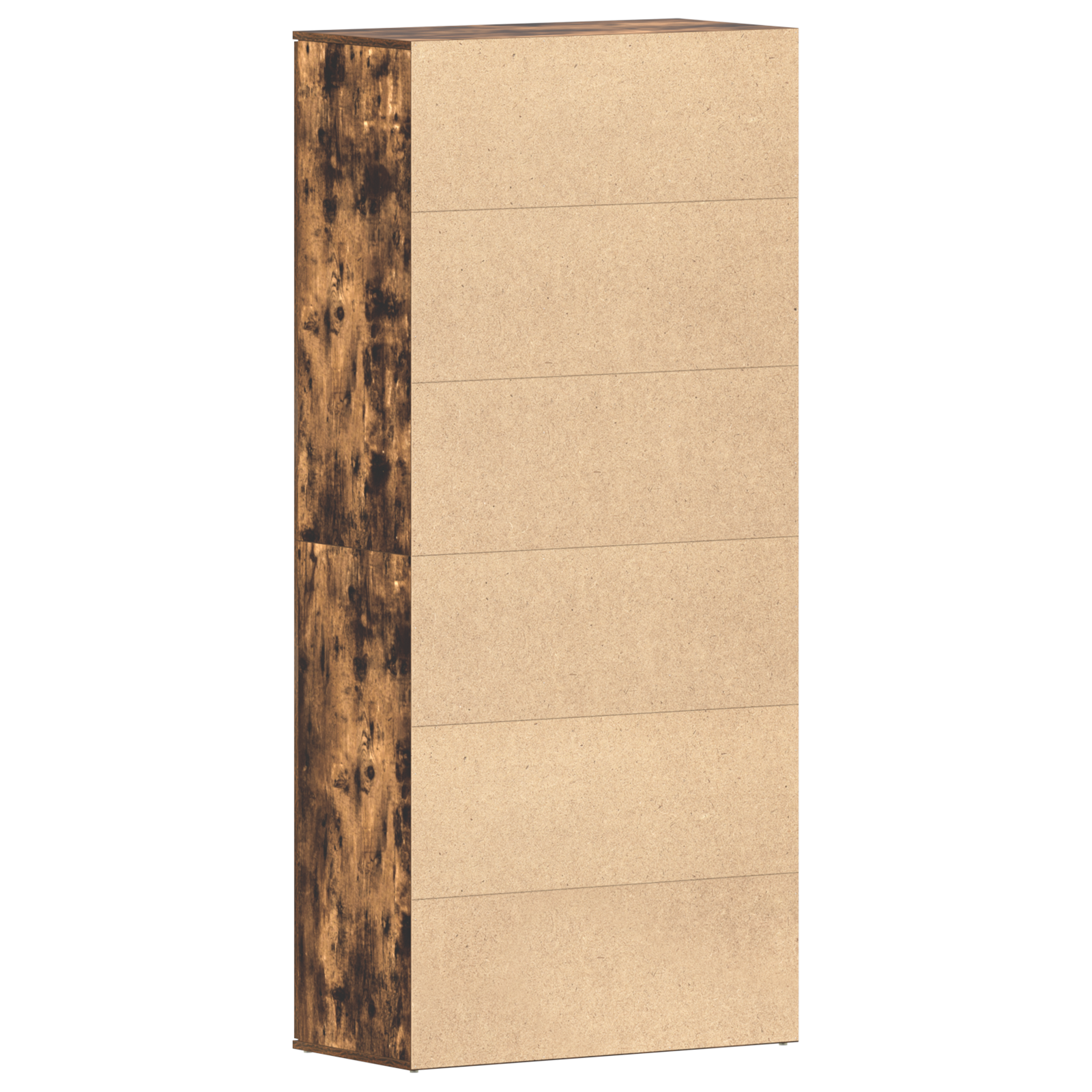 Shoe Cabinet Smoked Oak 80x39x180 cm Engineered Wood - Image 8