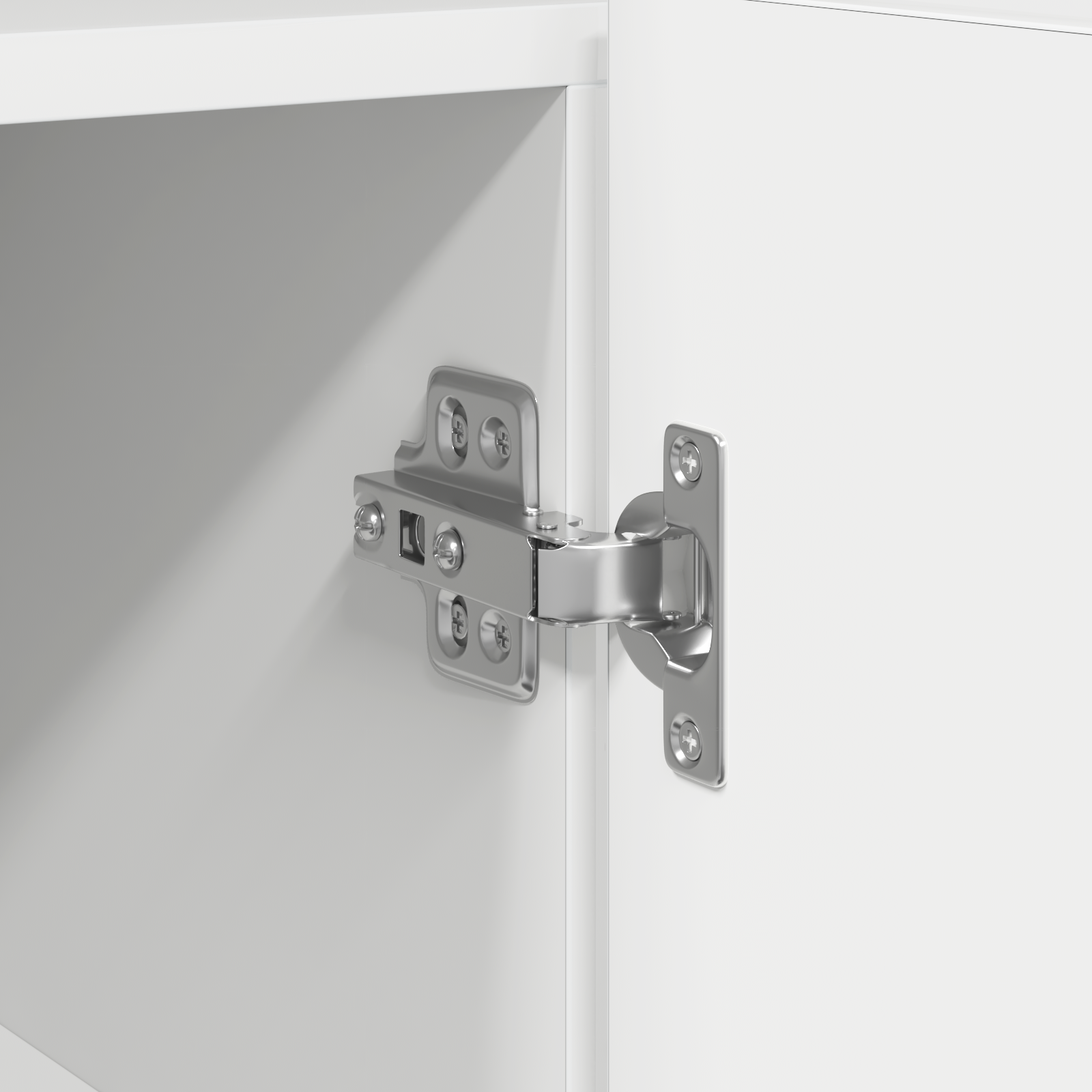 White Sideboard White Engineered wood 116 x 30 x 75 cm Modern - Image 10