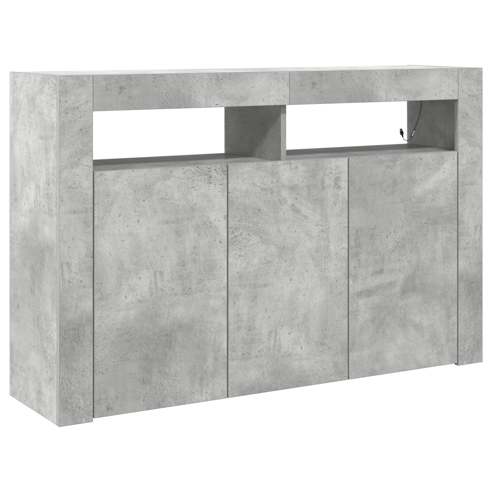 Sideboard Concrete Grey Engineered Wood 116 x 30 x 75 cm - Image 2