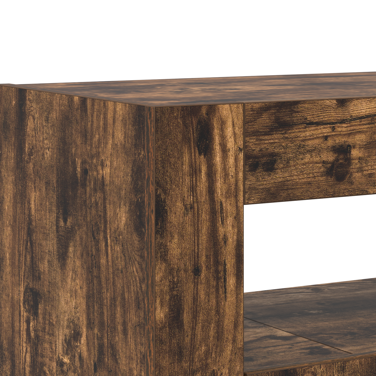 Sideboard Smoked Oak Engineered Wood 116 x 30 x 75 cm - Image 9