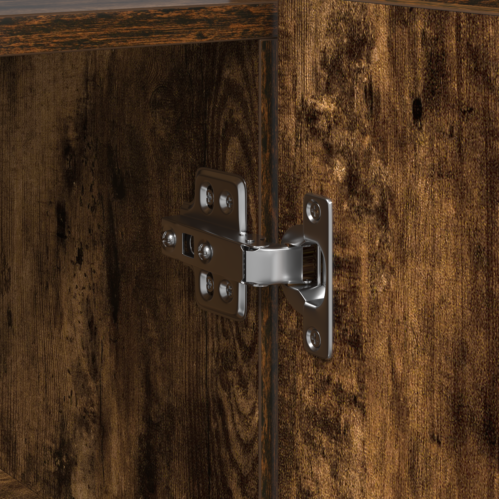 Sideboard Smoked Oak Engineered Wood 116 x 30 x 75 cm - Image 10