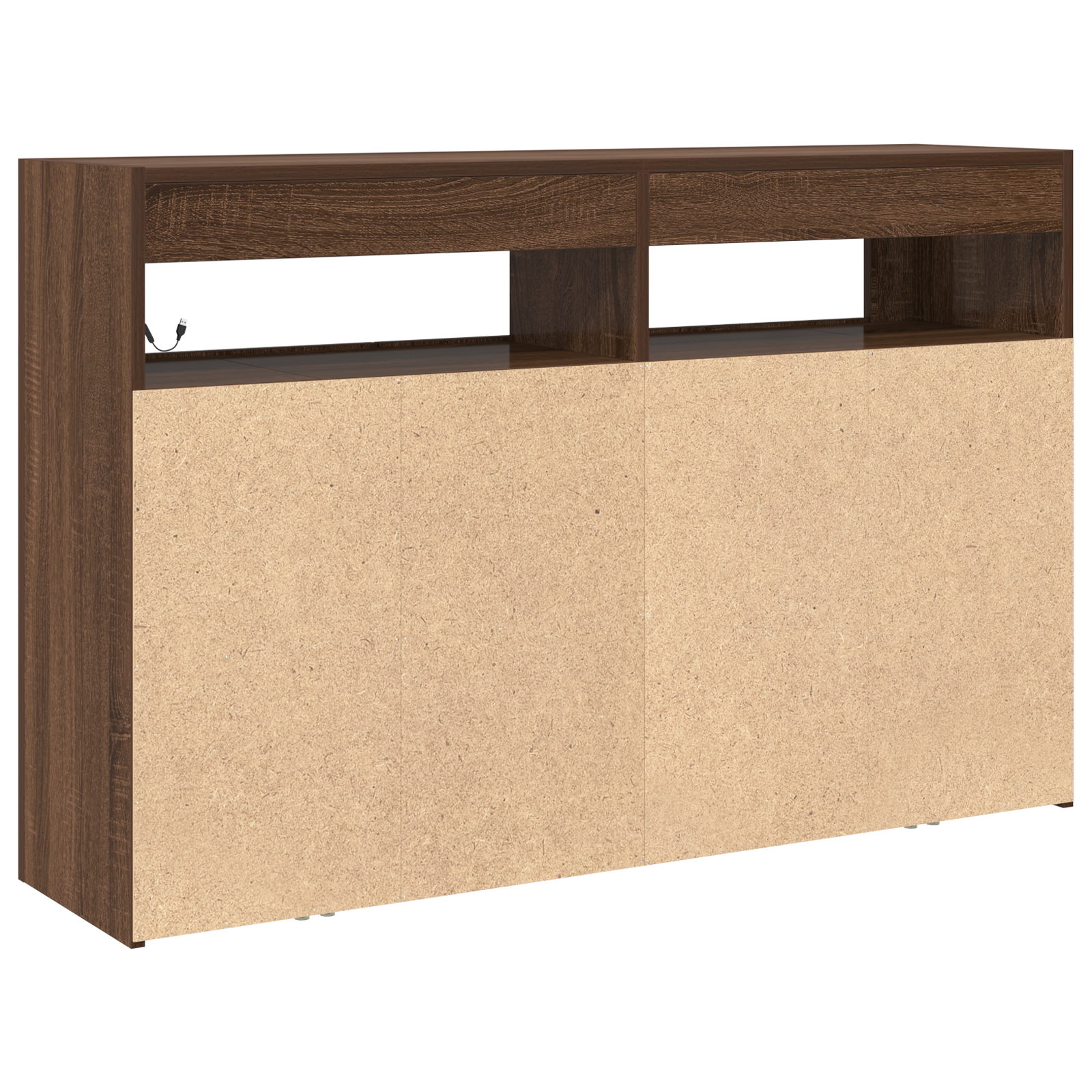 spintelė Ruda ąžuolo Inžinerinis medis 116 x 30 x 75 cm Spintelė - Image 8