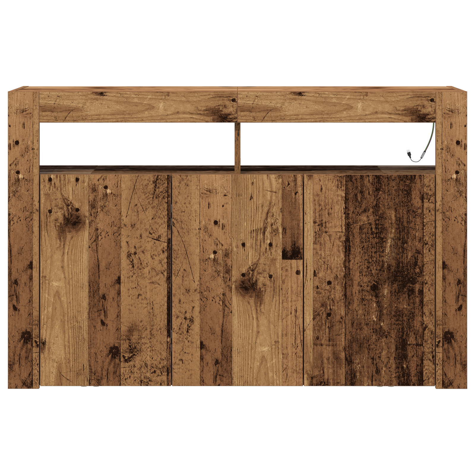 Sideboard Old wood Engineered wood 116 x 30 x 75 cm Sideboard - Image 6