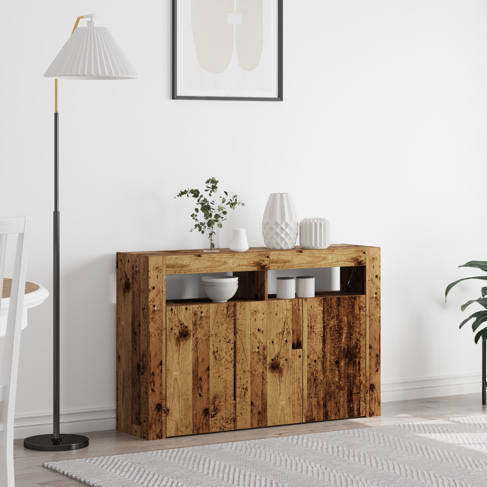 Sideboard Old wood Engineered wood 116 x 30 x 75 cm Sideboard