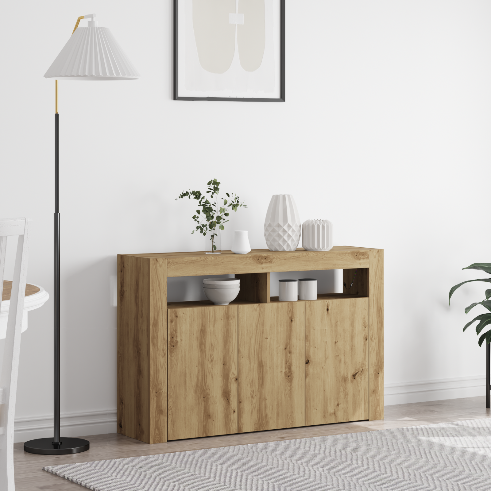 Sideboard Artisan Oak Engineered Wood 116 x 30 x 75 cm Sideboard